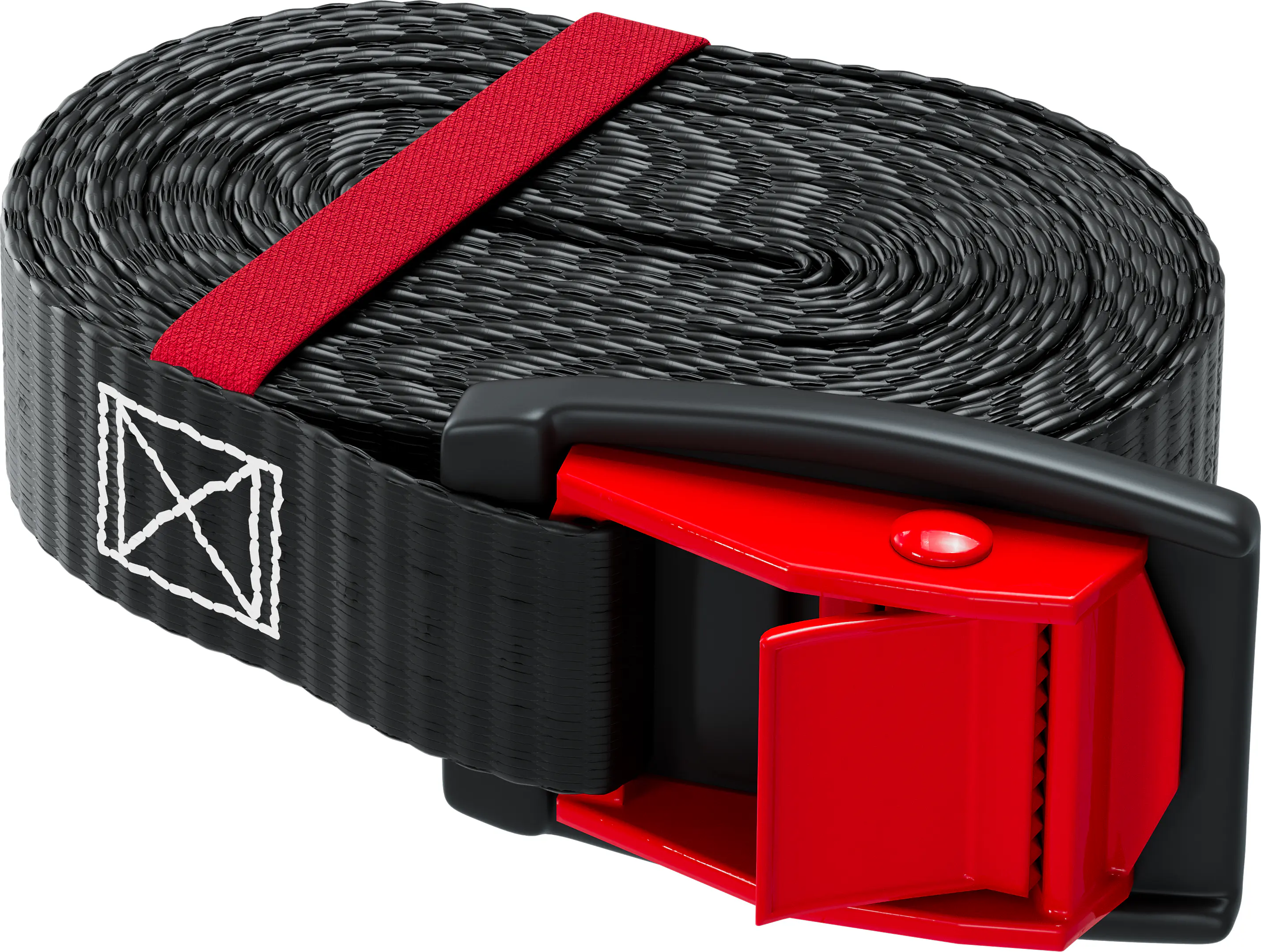 QUICKLOADER® Spanngurt Cambuckle 25 mm x 3 m 1 Stück rot