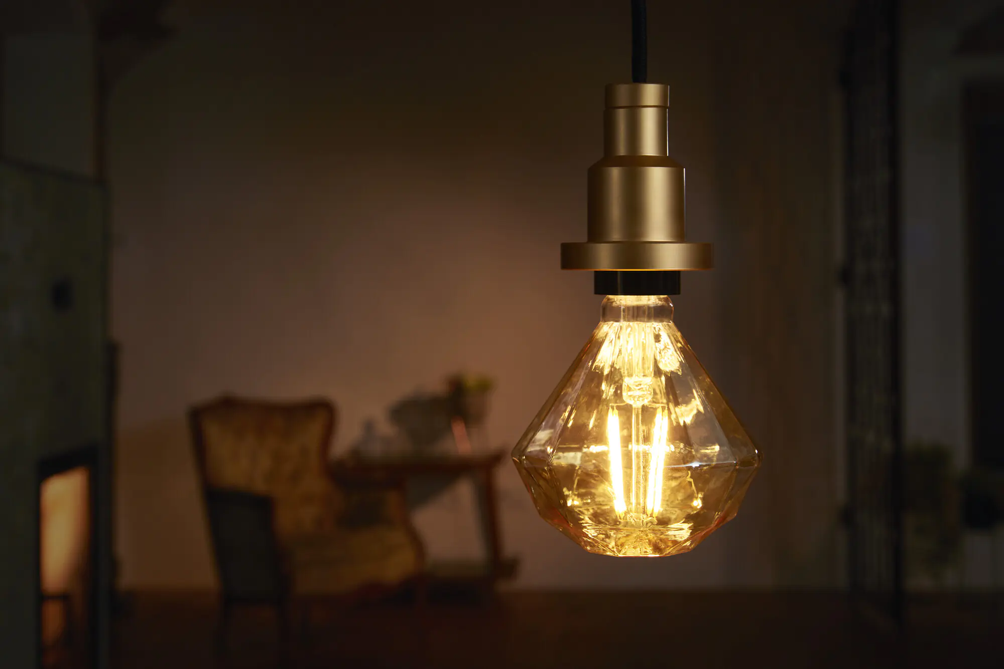 Osram LED Leuchtmittel Diamant Vintage 1906 E27 4,5W warmweiß, amber