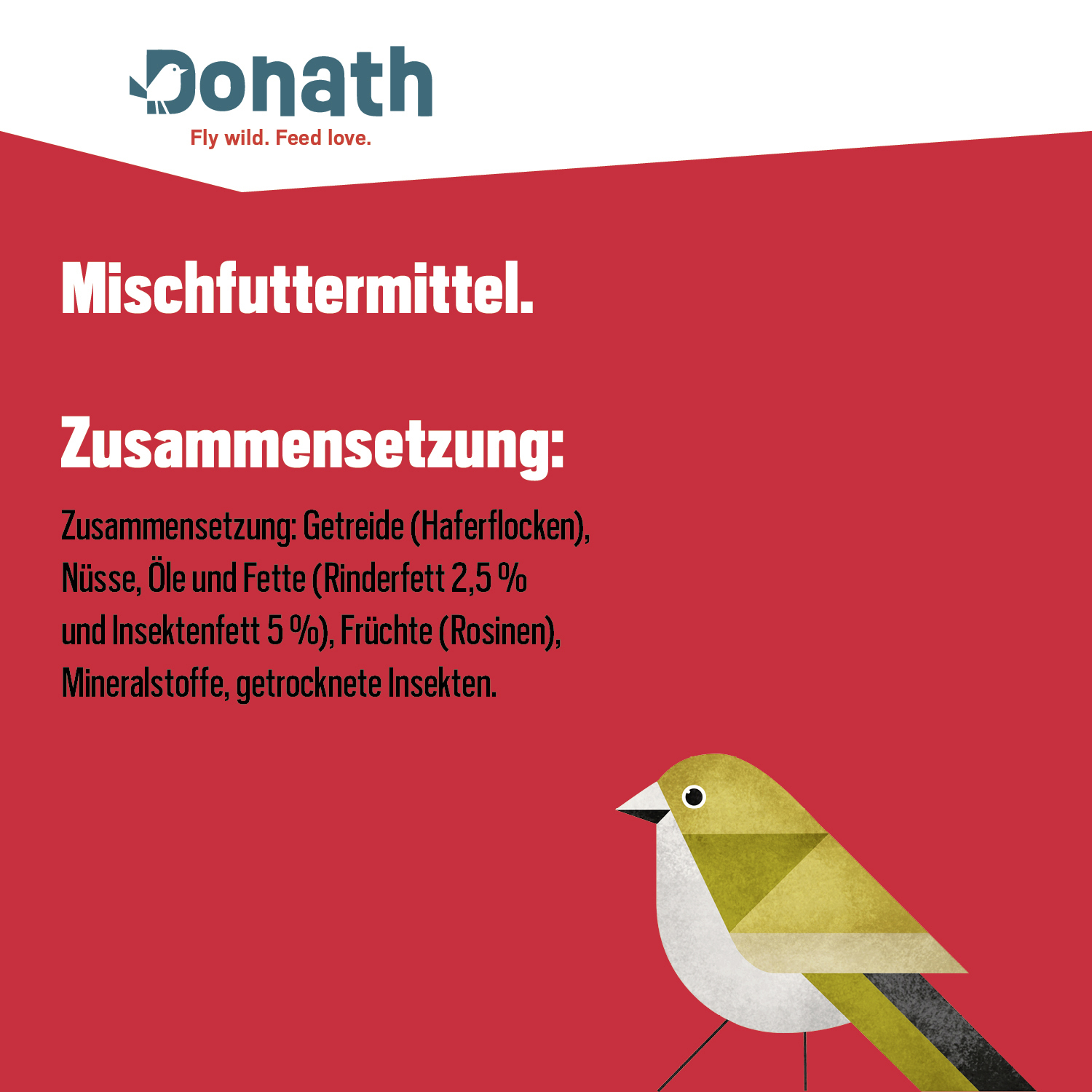 Donath Wildvogelfutter Energie Mix 1 kg Donath Wildvogelfutter Energie Mix 1 kg