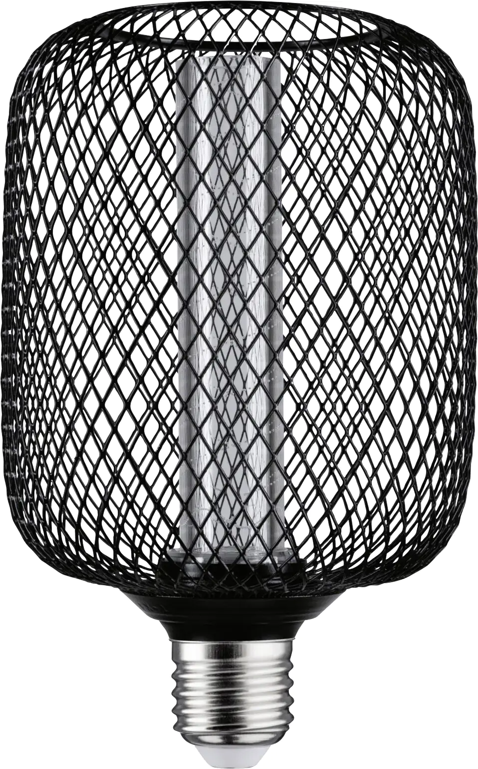 Paulmann LED Leuchtmittel Metallic Glow Zyl Spiral E27 4,2W schwarz