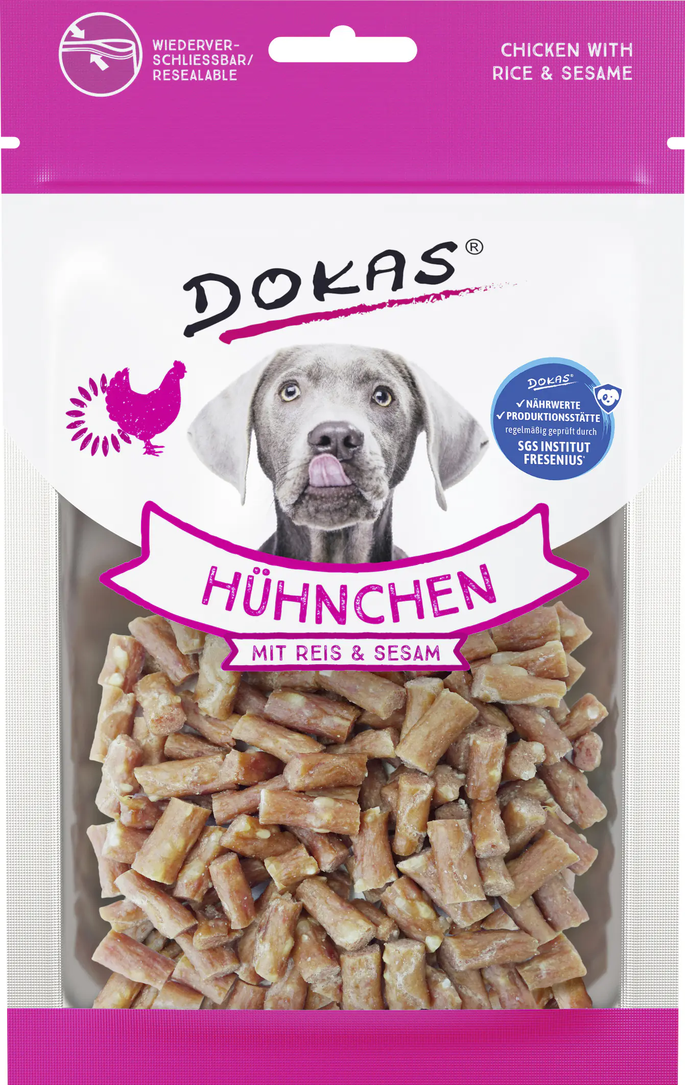 Dokas Hühnchen mit Reis & Sesam 70 g