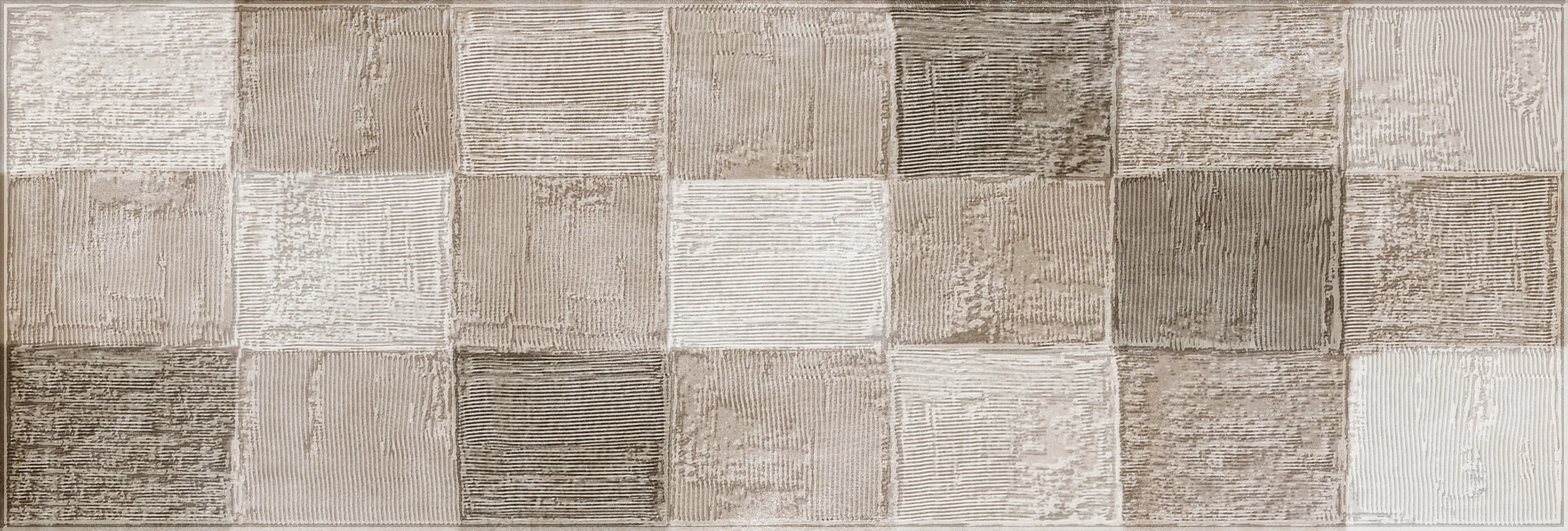 Wandfliese Oyster Quadra 33 x 100 cm darkivory