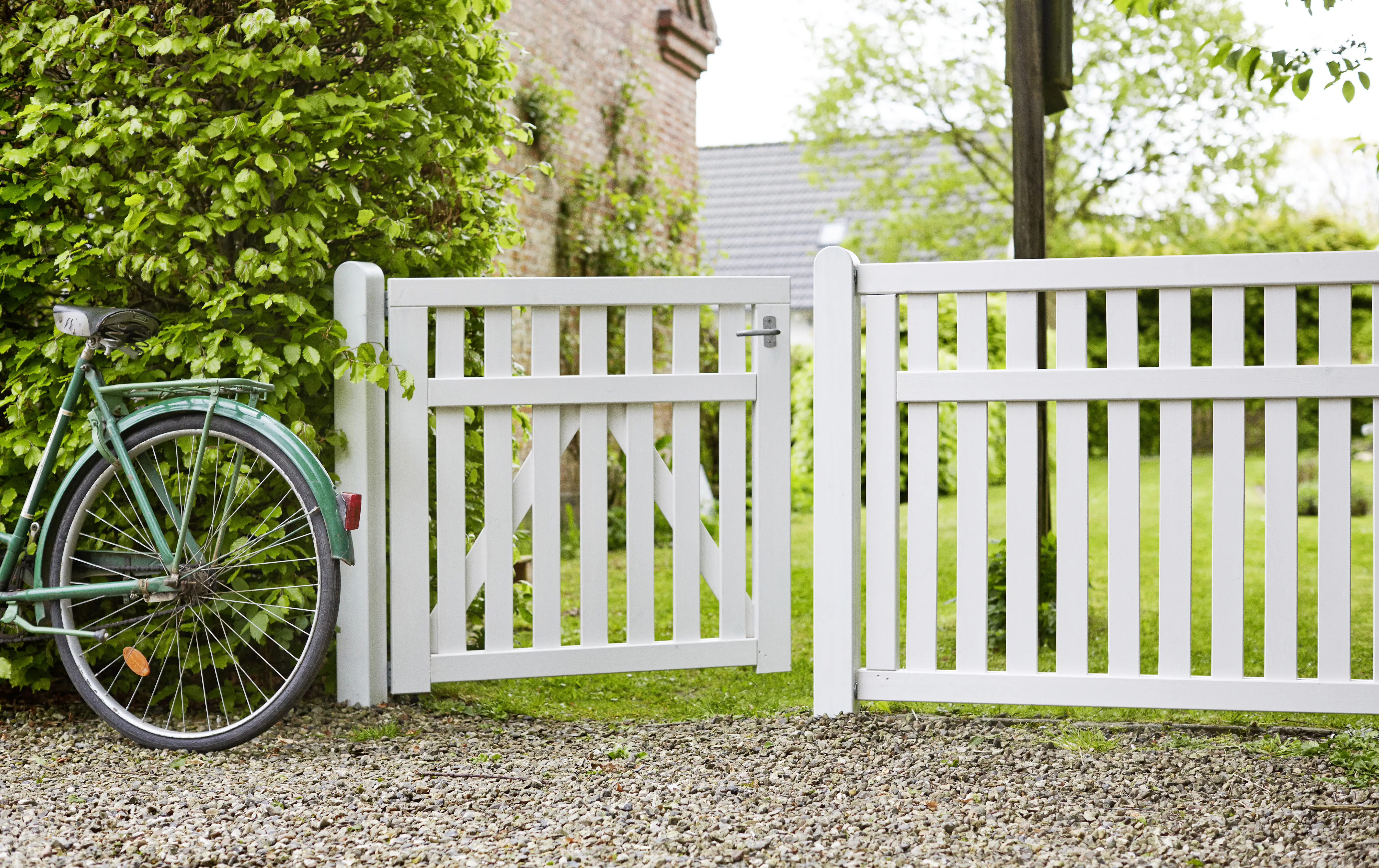 Plus Einzeltor Country 100 x 98 cm weiß