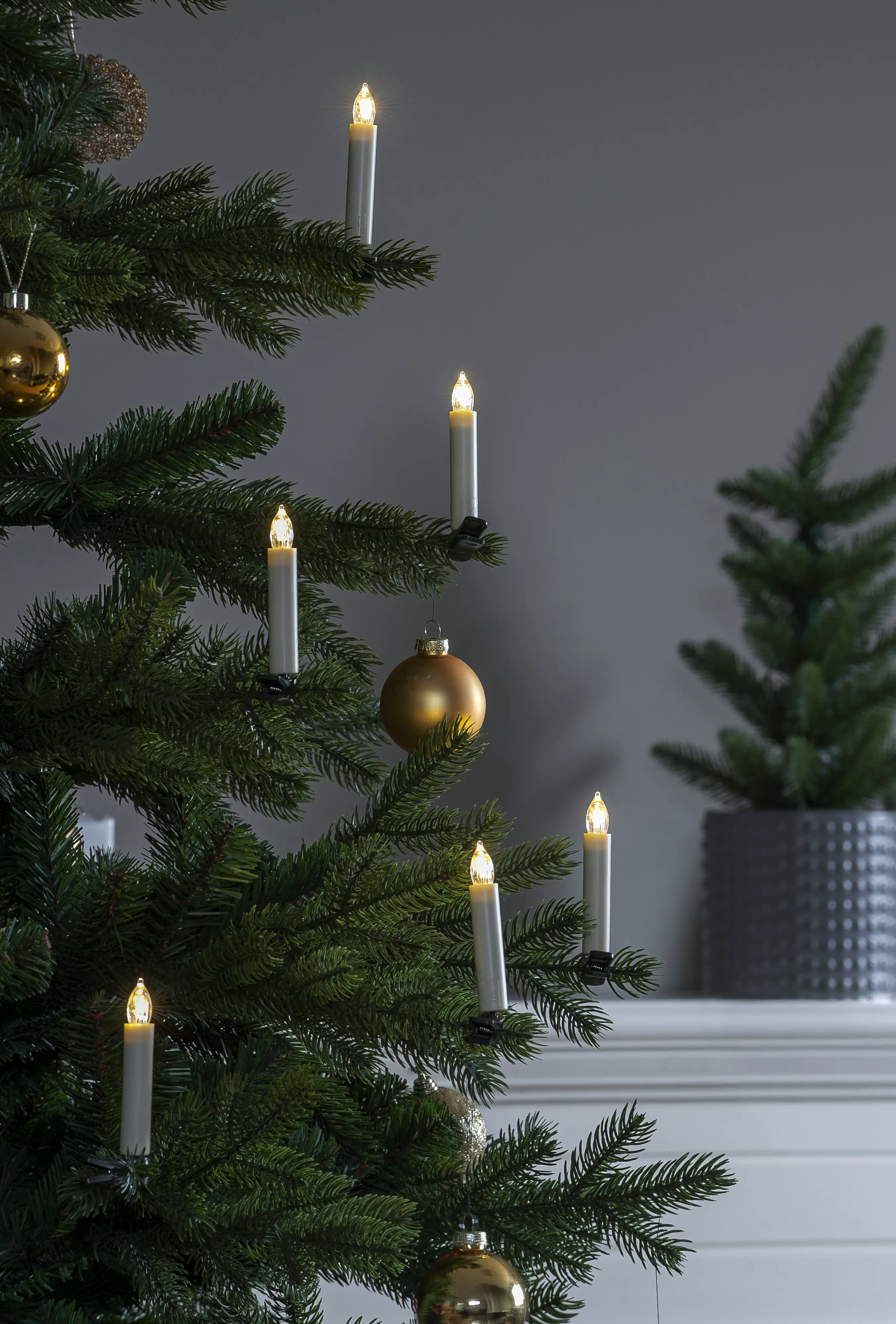 Konstsmide Mini-Batteriekerzen mit Fernbedienung 10er Set 