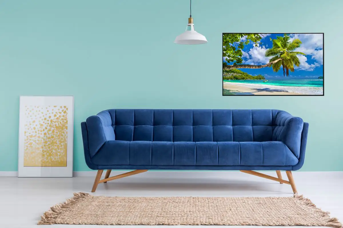 papermoon Infrarotheizkörper EcoHeat 60X100 cm 800 Watt, Palmen Strand