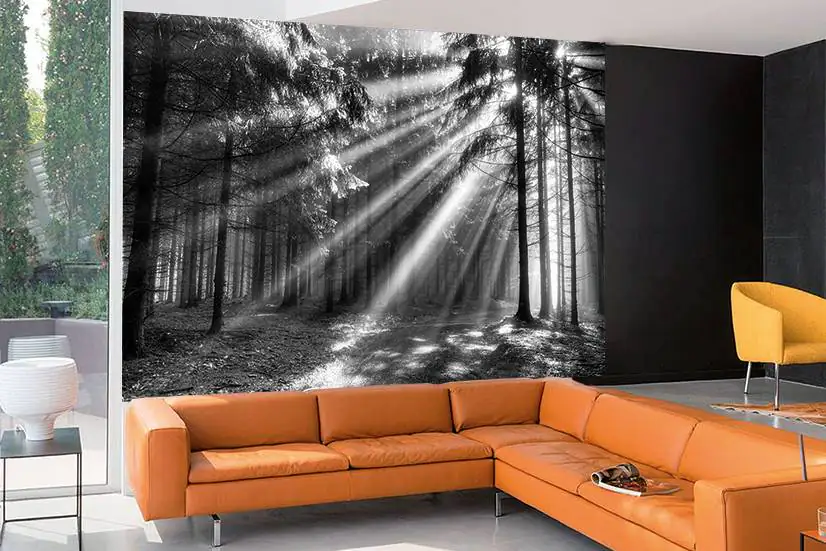 papermoon Vlies- Fototapete Digitaldruck 350 x 260 cm Wood Glade