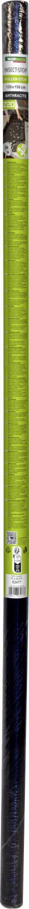 Windhager Pollenschutzgitter 120 x 150 cm anthrazit/anthrazit kürzbar
