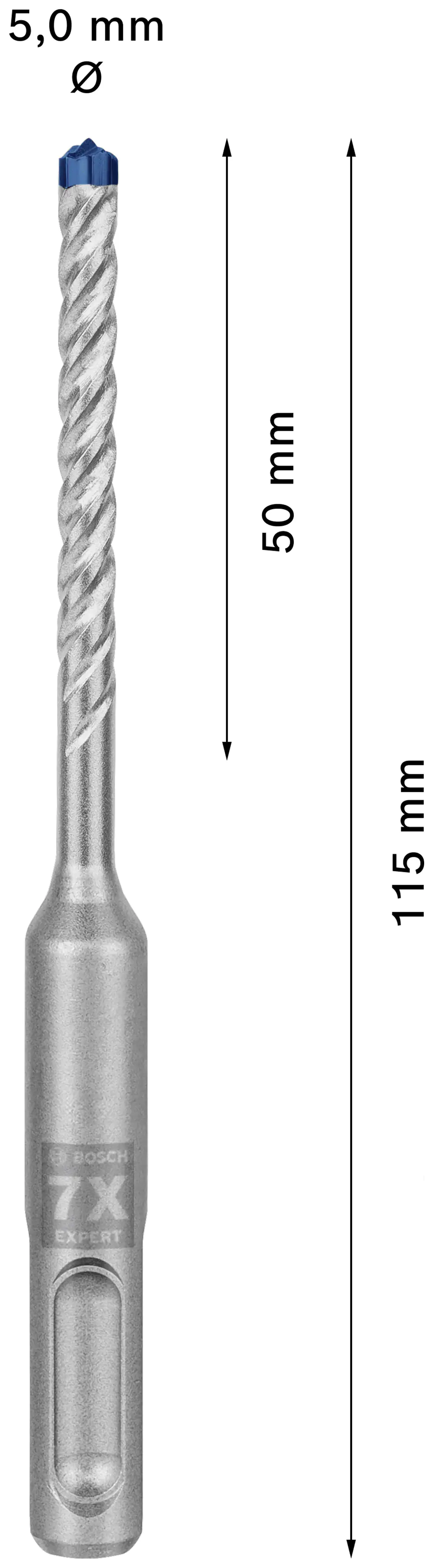 Bosch Expert SDS plus-7X Hammerbohrer Ø 5 mm