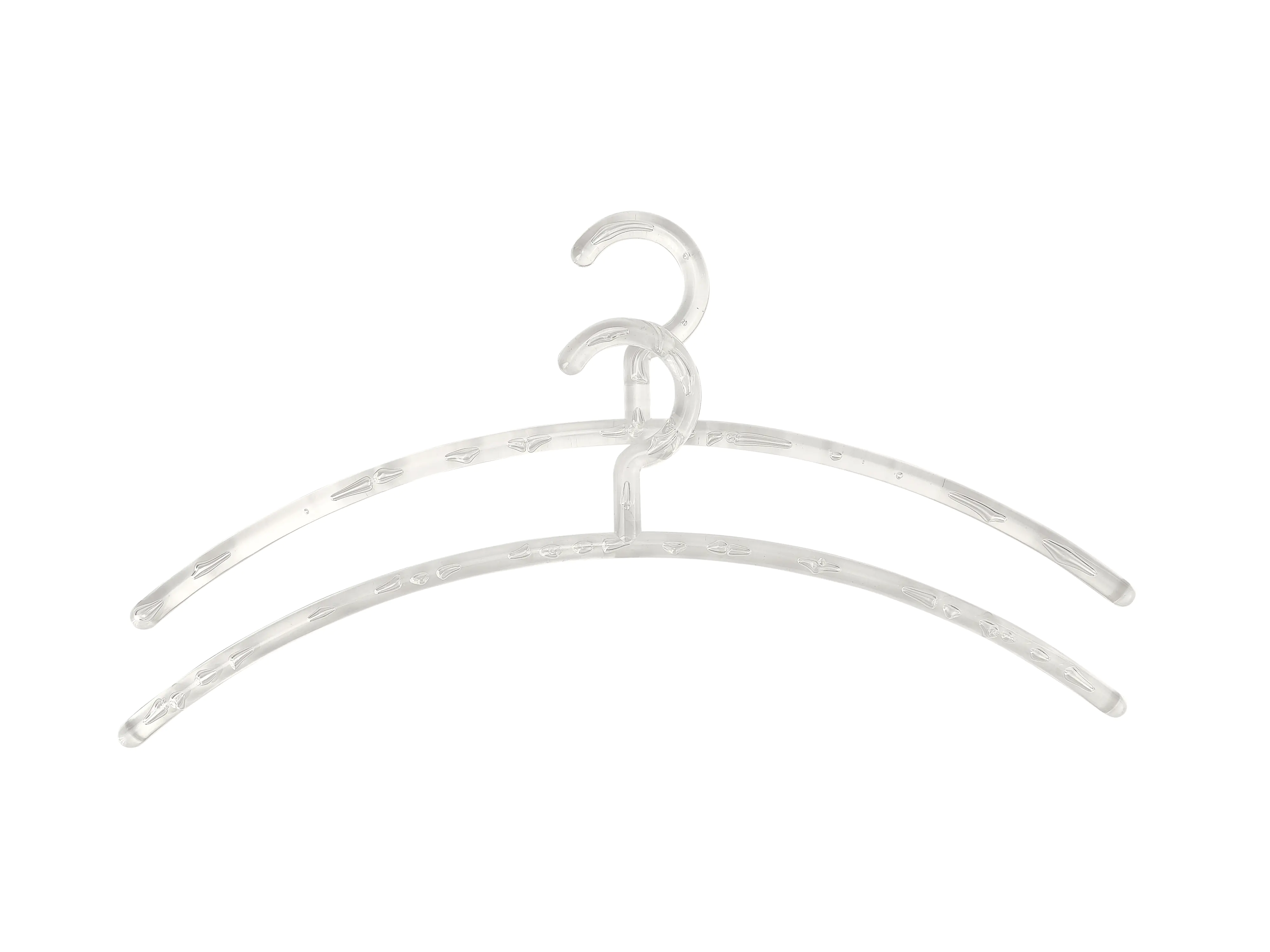 TrendLine Kleiderbügel Bubbles 2er Pack Kunststoff weiß TrendLine Kleiderbügel Bubbles 2er Pack Kunststoff weiß