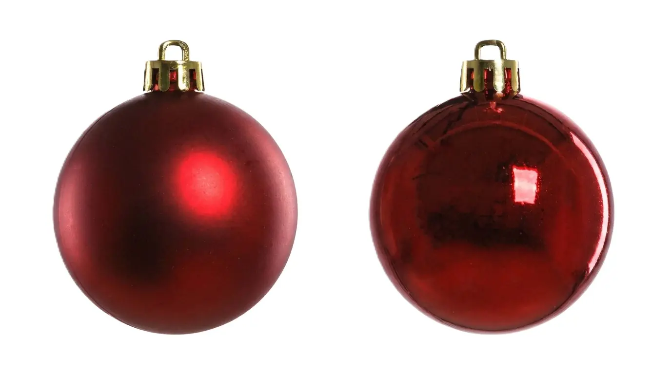 TrendLine Weihnachtskugeln bruchfest, langlebig Ø 6 cm rot 12 Stück
