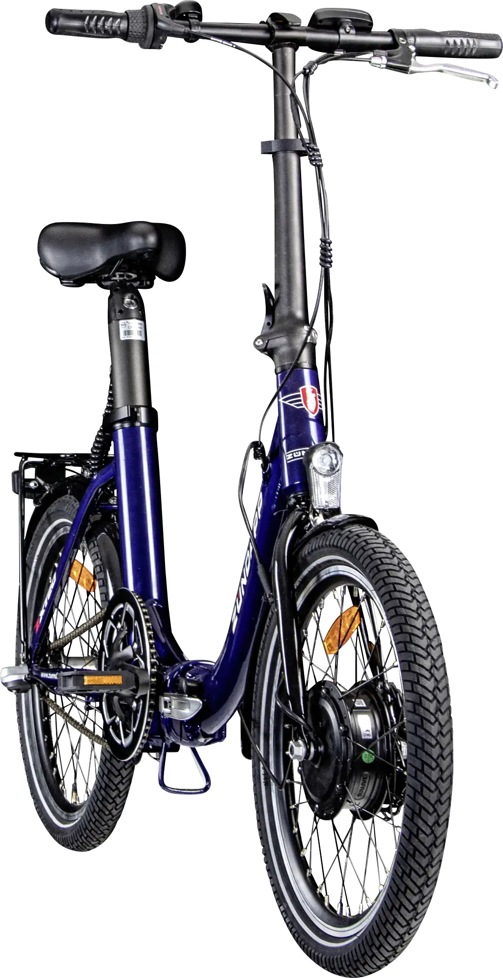 Zündapp E-Bike Faltrad ZT20 20 Zoll RH 36cm 3-Gang 280 Wh blau