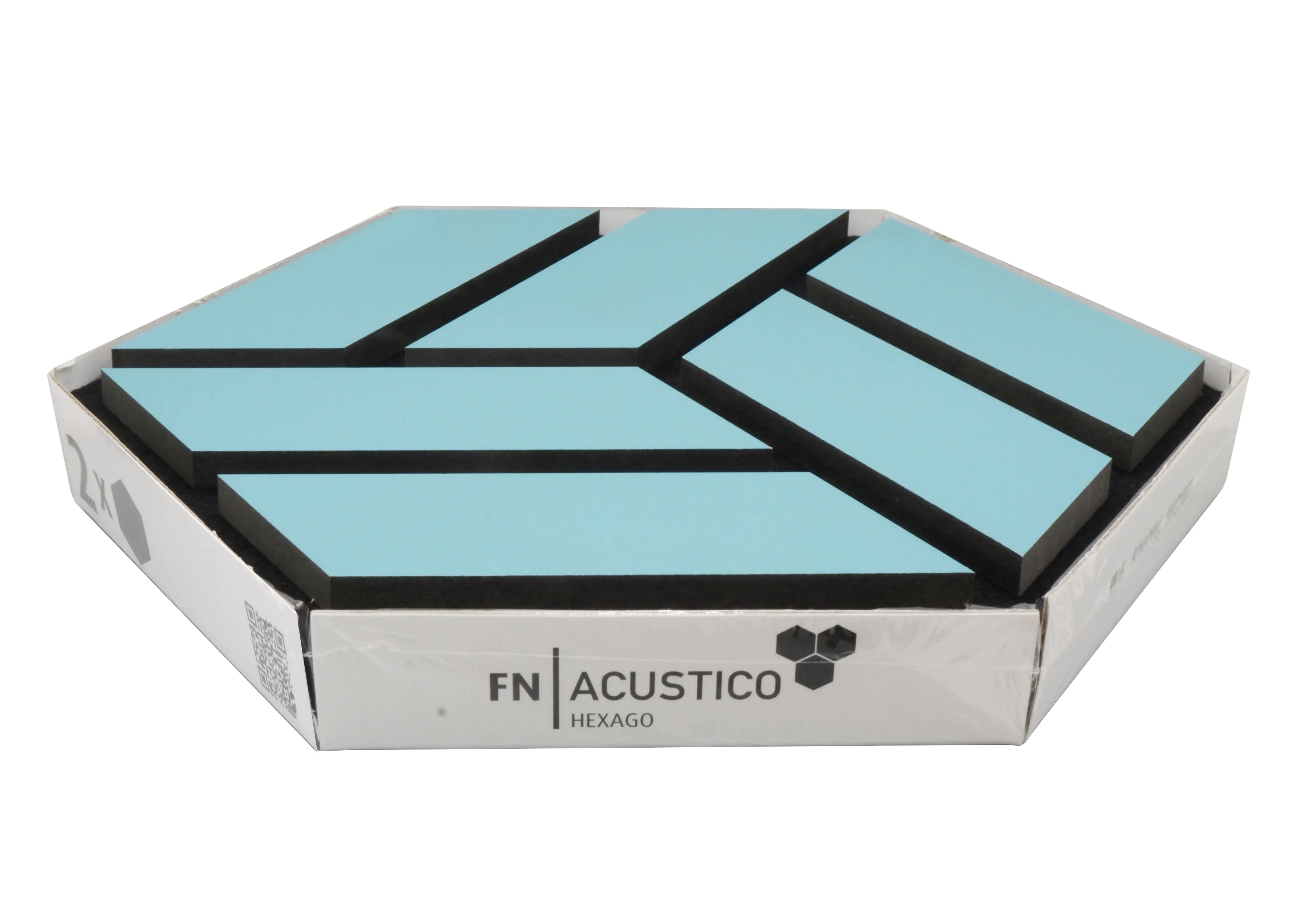 Neuhofer Akustikpaneele Hexago Oceansplash 30 x 26 x 1,9 cm 