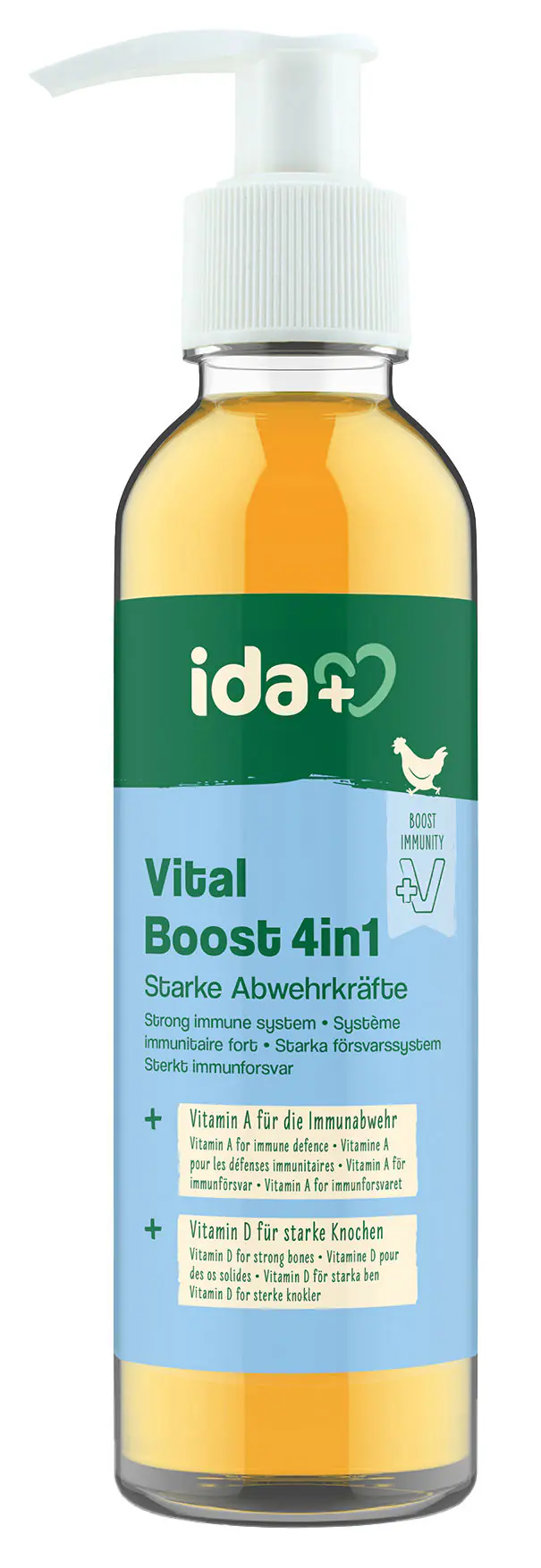 IdaPlus Vitaminkonzentrat VitalBoost 4in1 200 ml