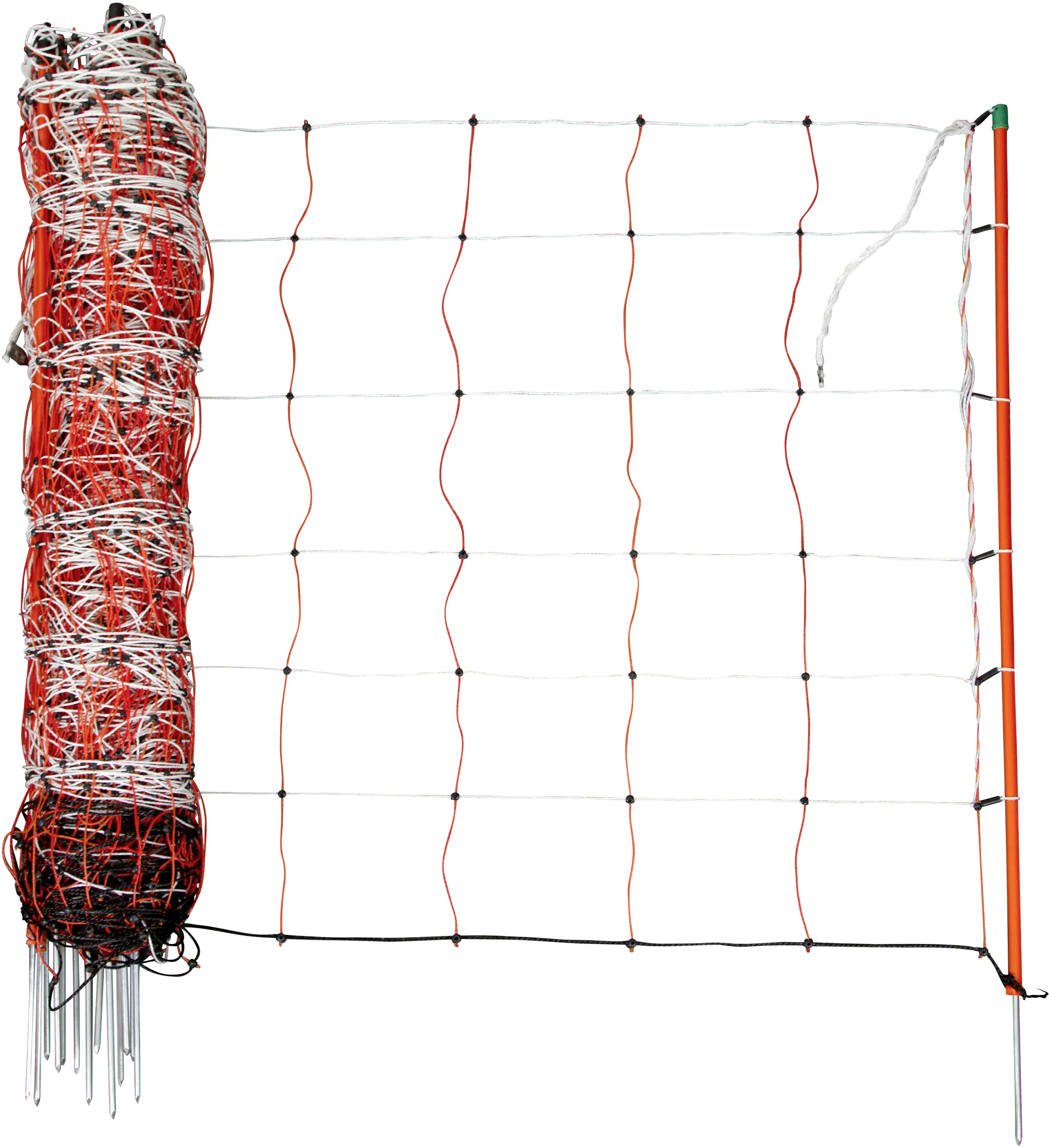 Kerbl Schafnetz weiß-orange 50m H 108 cm Kerbl Schafnetz weiß-orange 50m H 108 cm