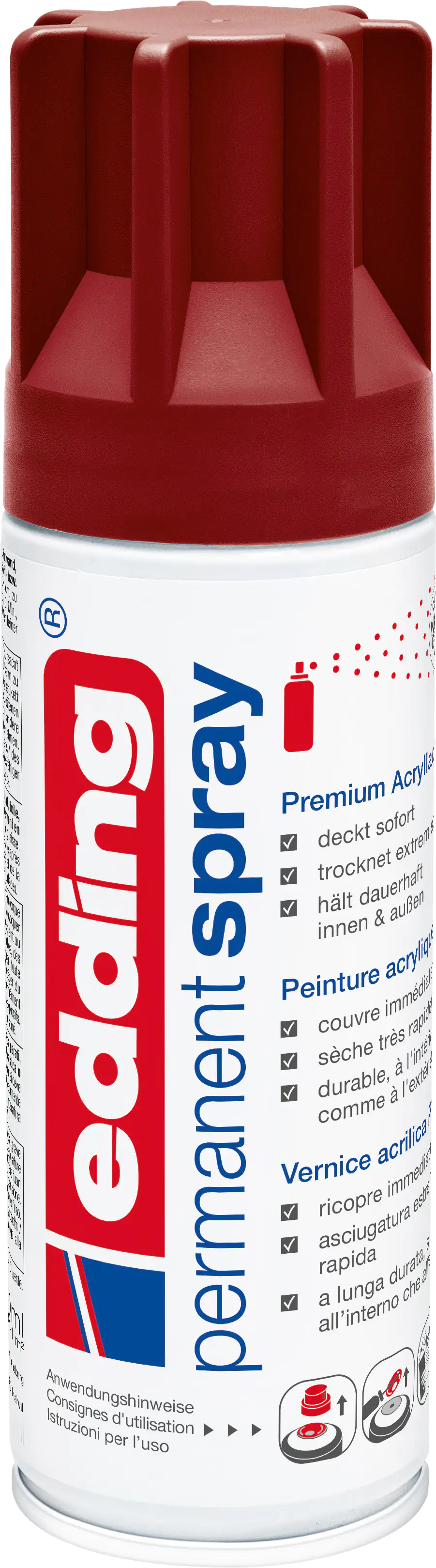 edding 5200 Permanent Spray Premium purpurrot matt Acrylic Paint