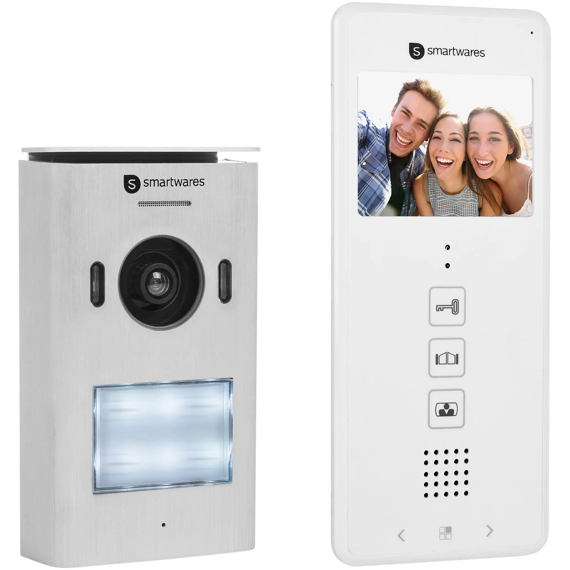 8711658416526 Smartwares Video Türgegensprechanlage für 1 Wohnung 8,9 cm Display