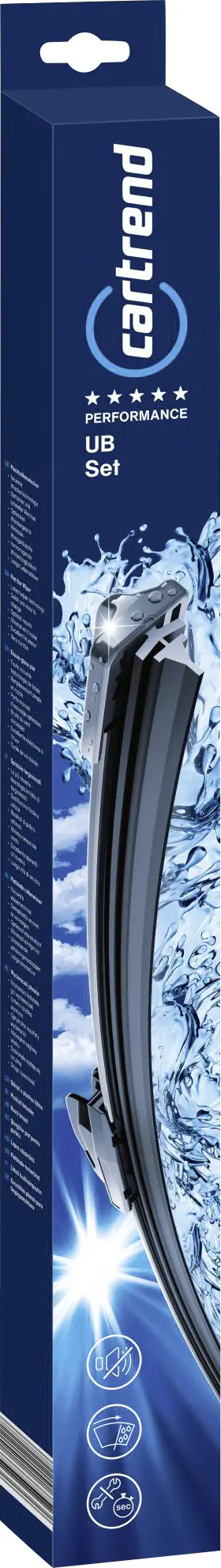 Cartrend Scheibenwischer WBA KSN UB8 550+500mm