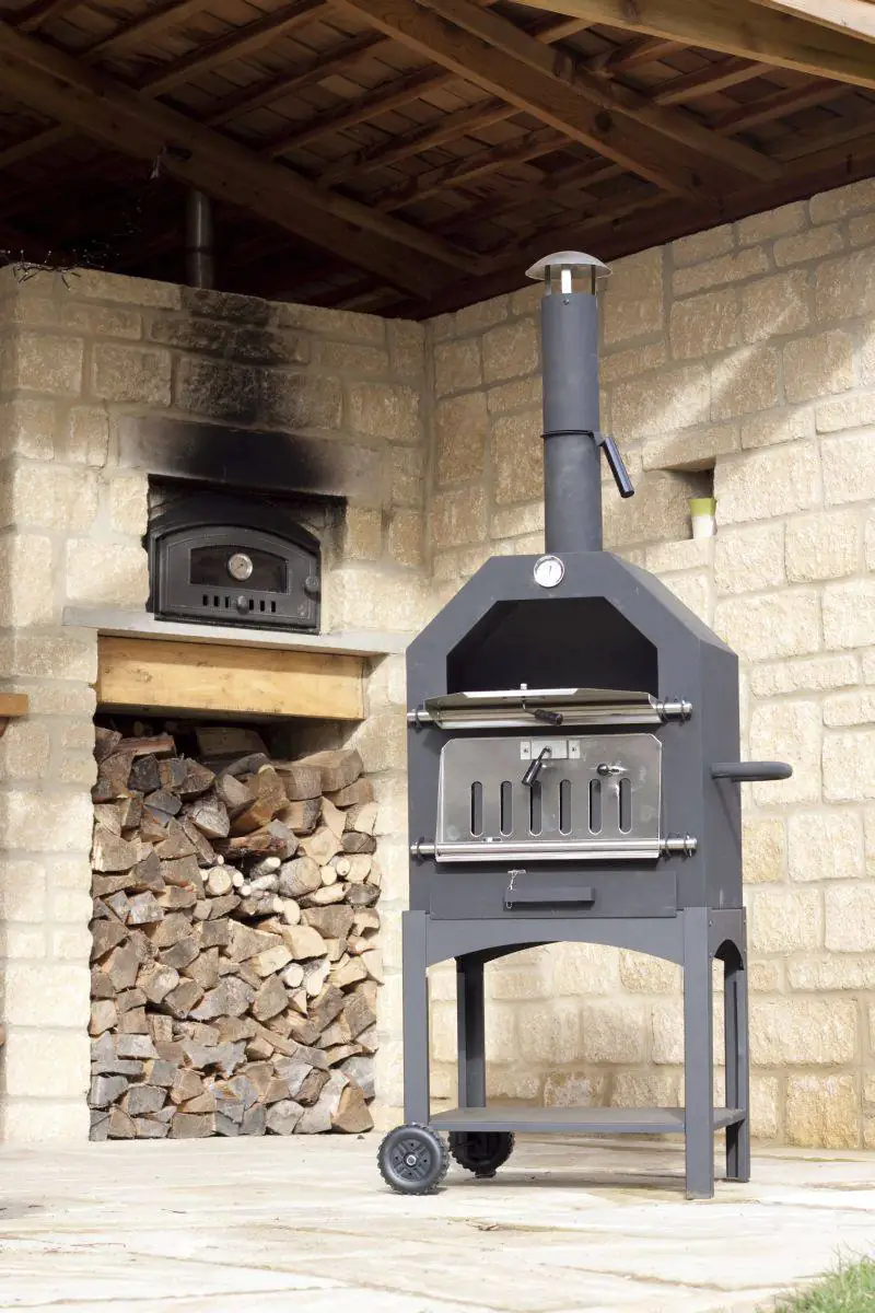 Buschbeck Pizzaofen Italia schwarz, 167 x 56 x 40 cm Buschbeck Pizzaofen Italia schwarz, 167 x 56 x 40 cm
