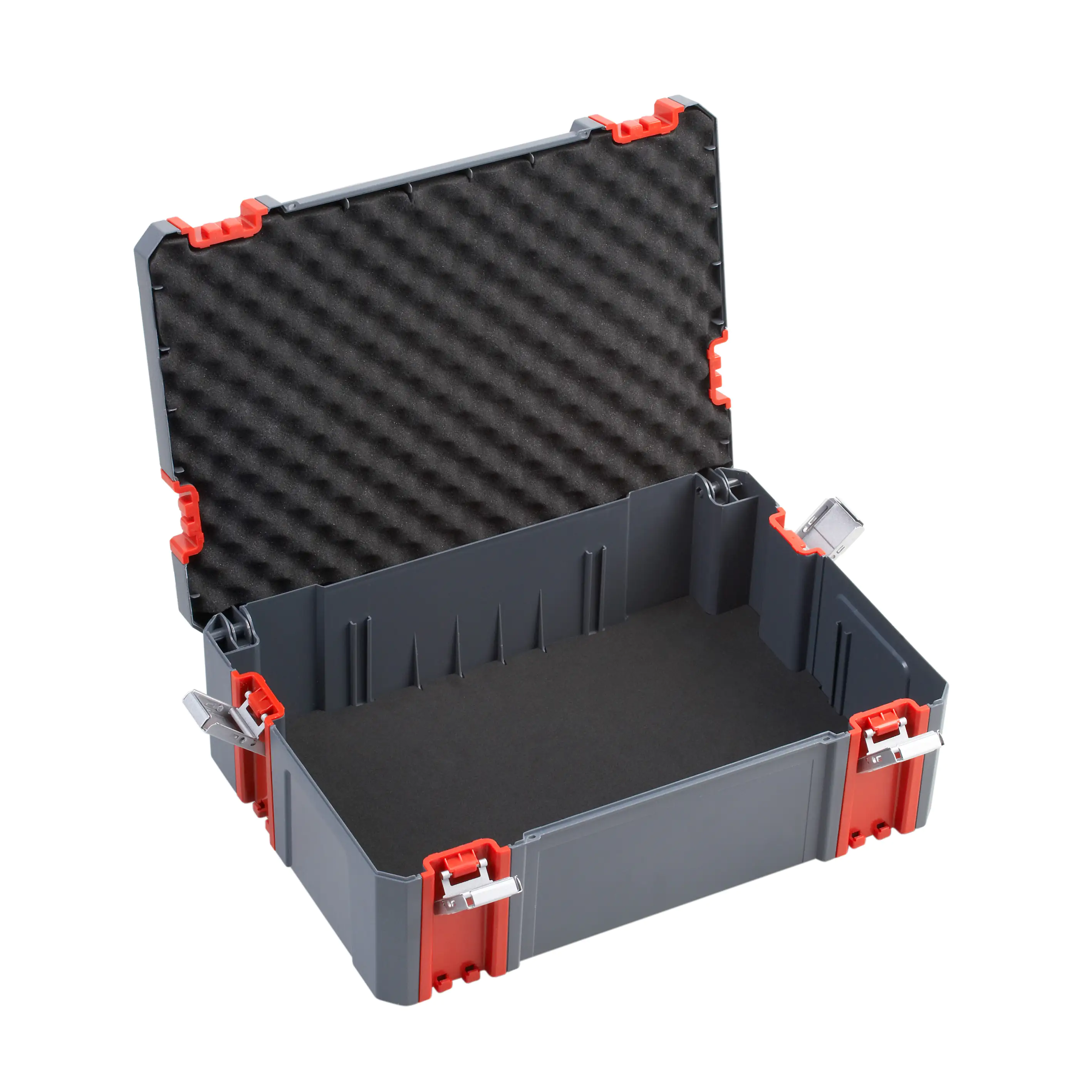 Primaster Systembox 44 x 31 x 15 cm unbestückt grau-rot Primaster Systembox 44 x 31 x 15 cm unbestückt grau-rot