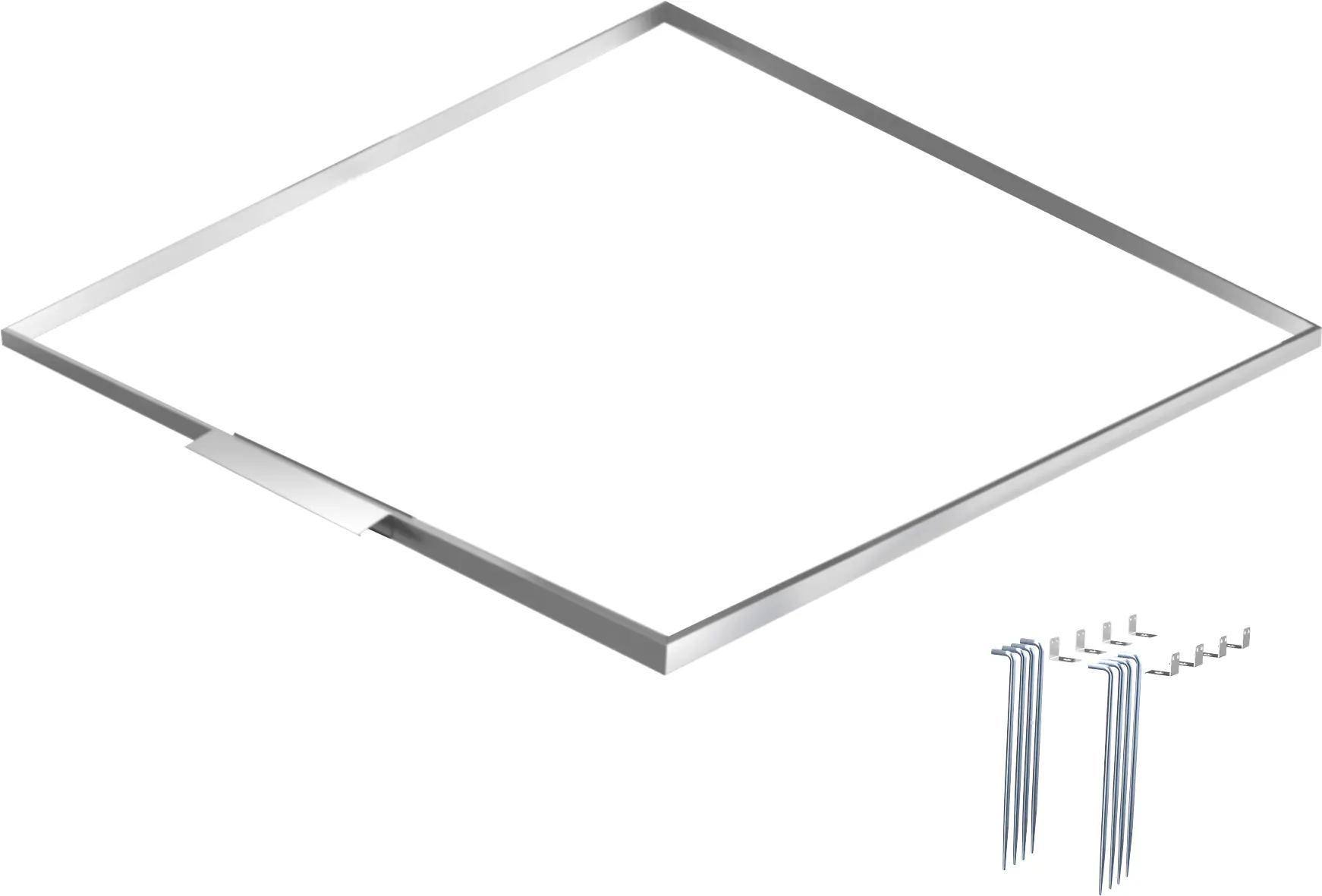 Floraworld Bodenrahmen für Systemhaus 299 x 299 x 4 cm