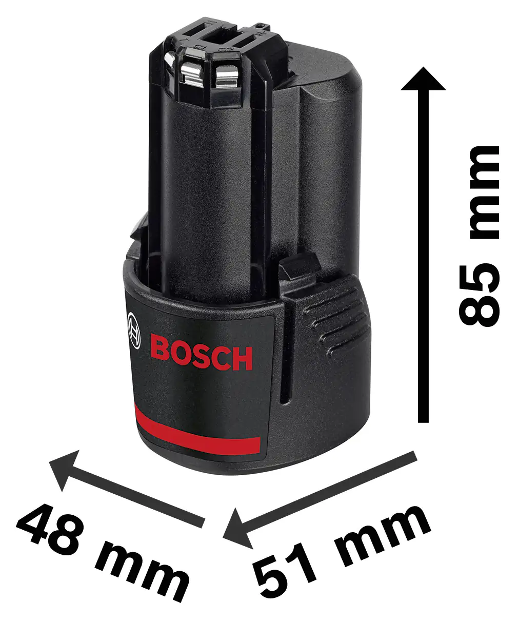 Bosch Professional Akku GBA 12 V 2 Ah