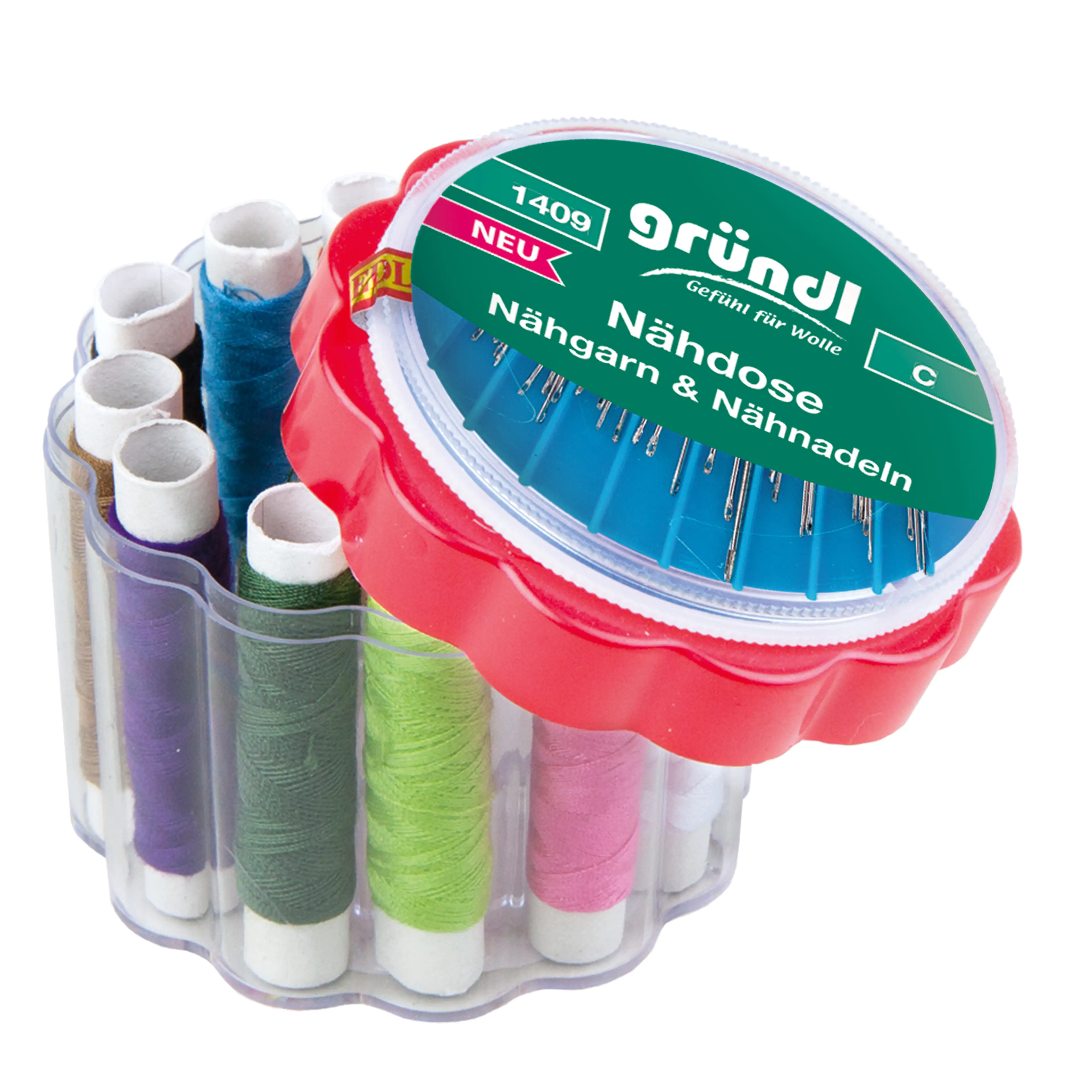 Gründl Nähdose Nähgarn & Nähnadeln