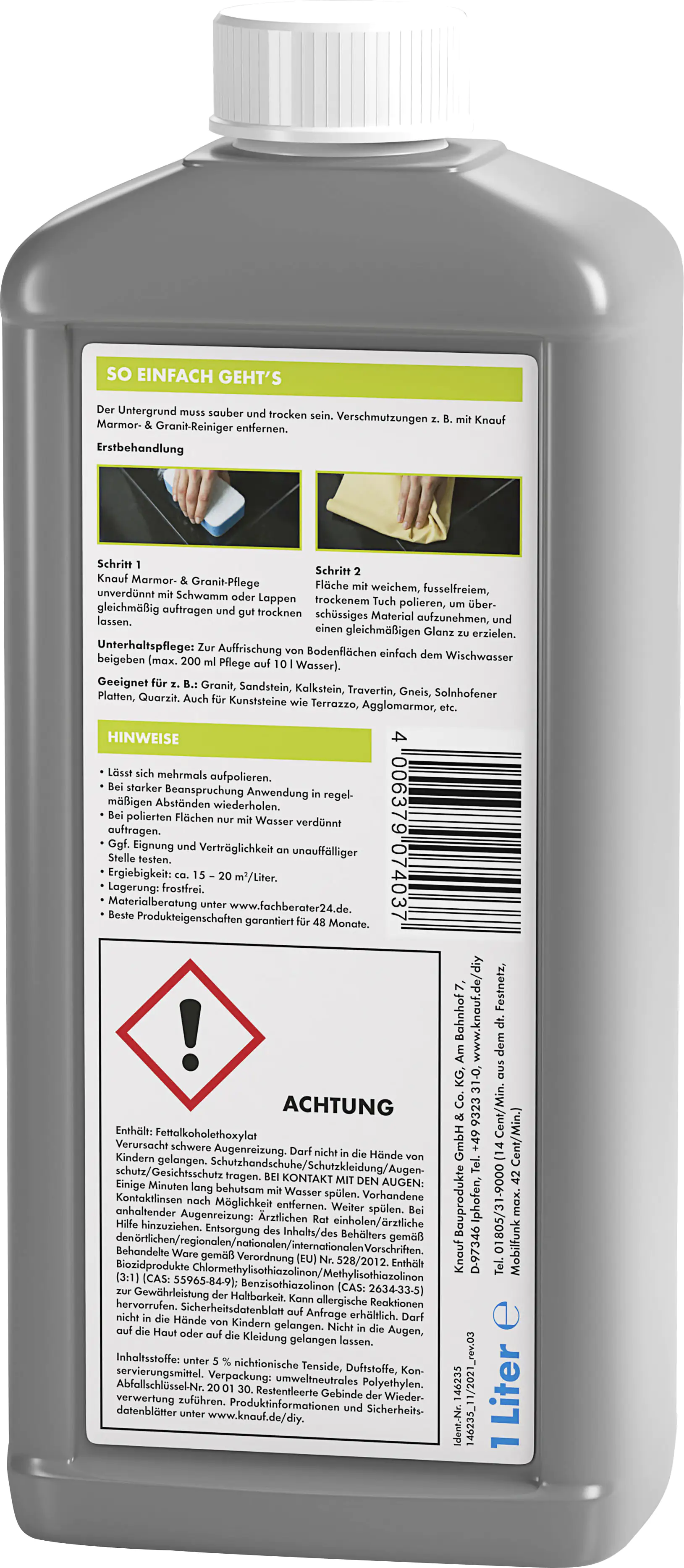Knauf Marmor- & Granit-Pflege 1 L