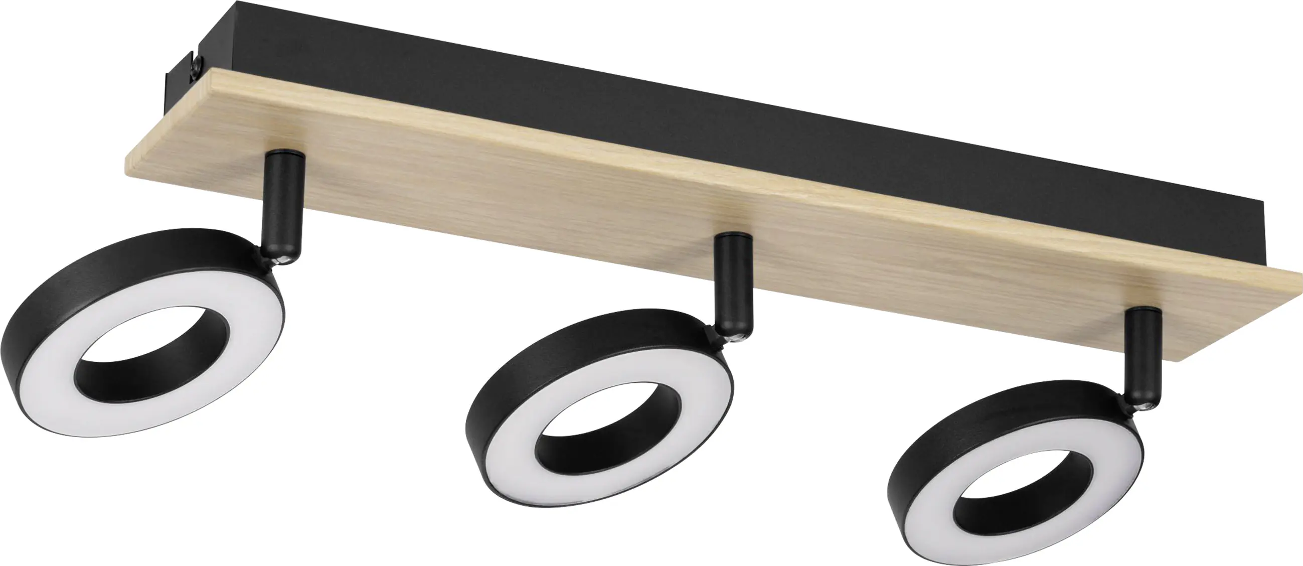 Eglo 3er Spot Rielves braun schwarz 40 x 7 cm