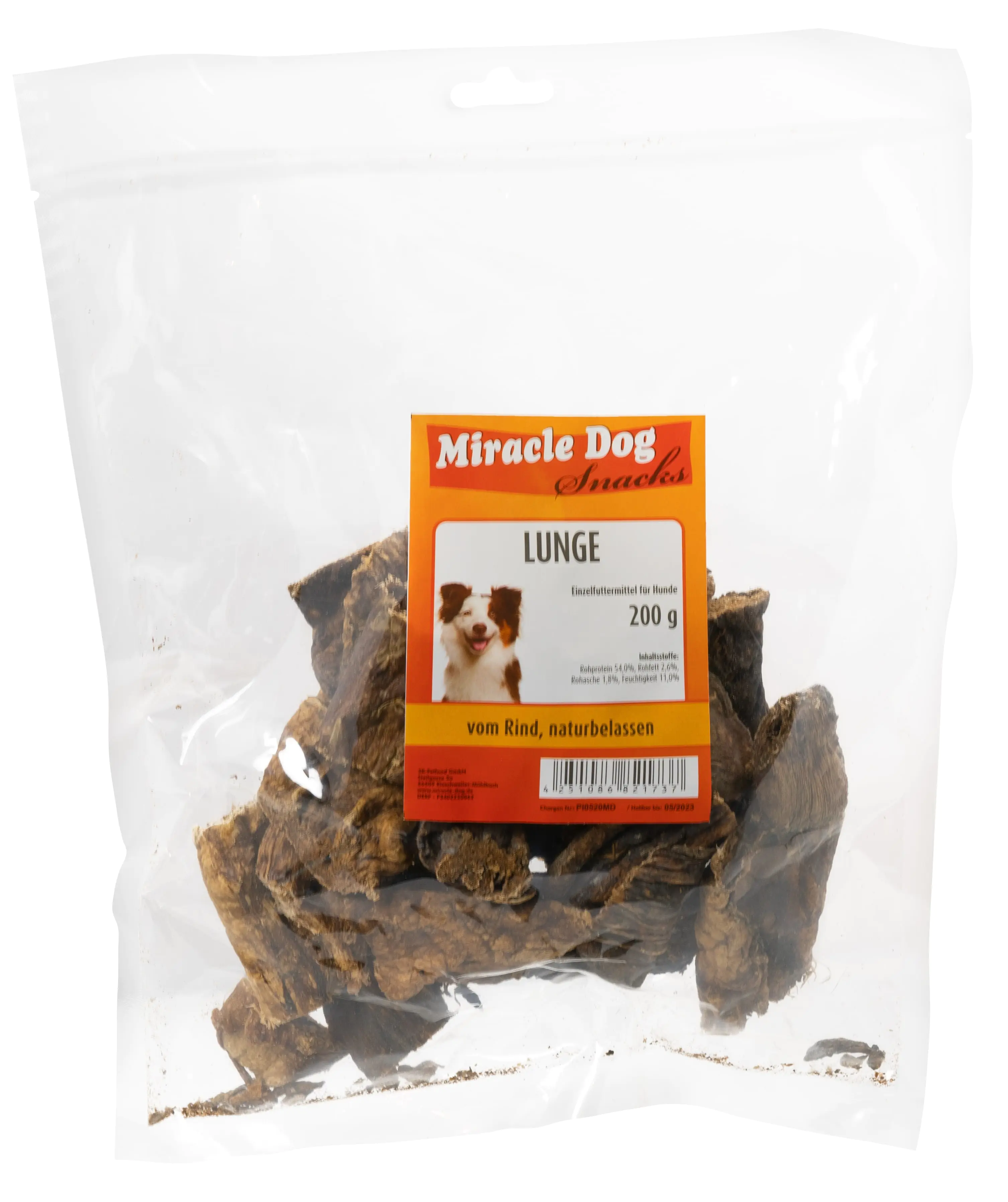 Miracle Dog Lunge getrocknet 200 g
