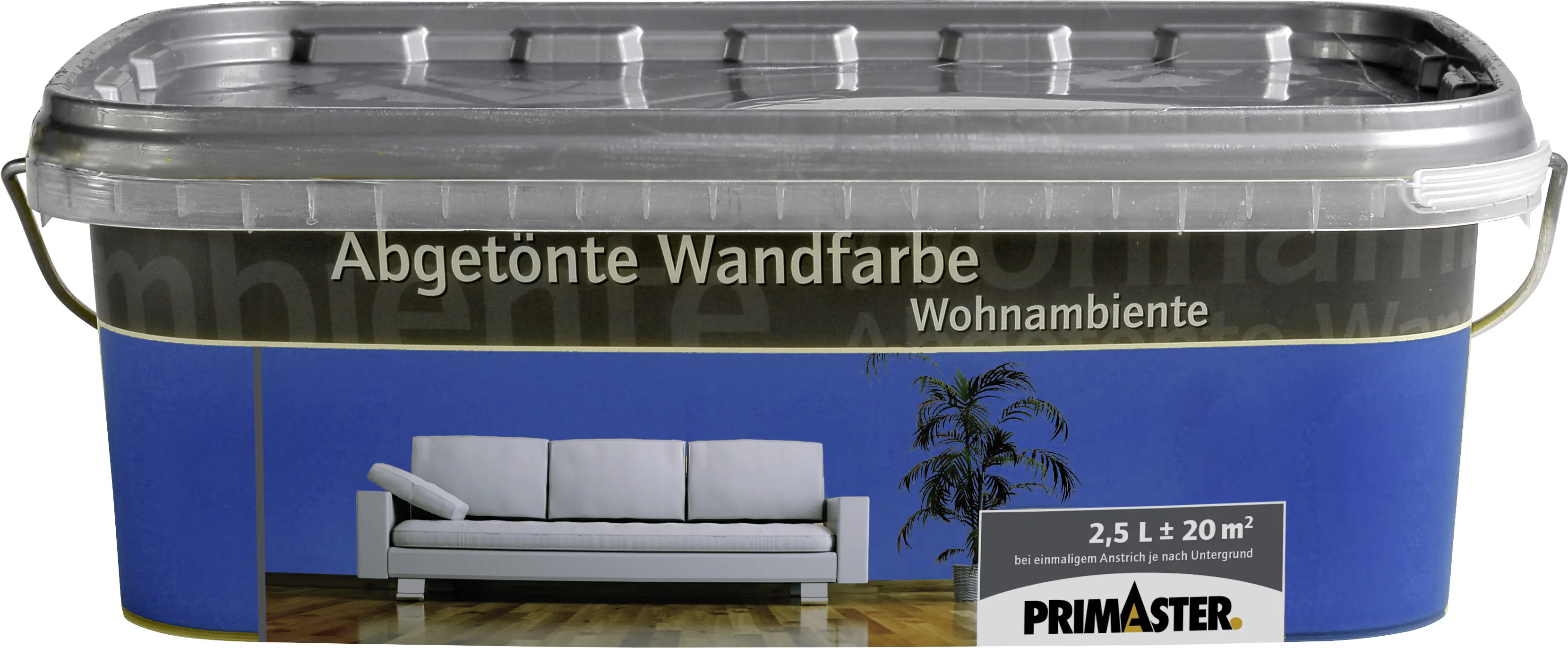 Primaster Wandfarbe Wohnambiente 2,5 L meerblau Primaster Wandfarbe Wohnambiente 2,5 L meerblau