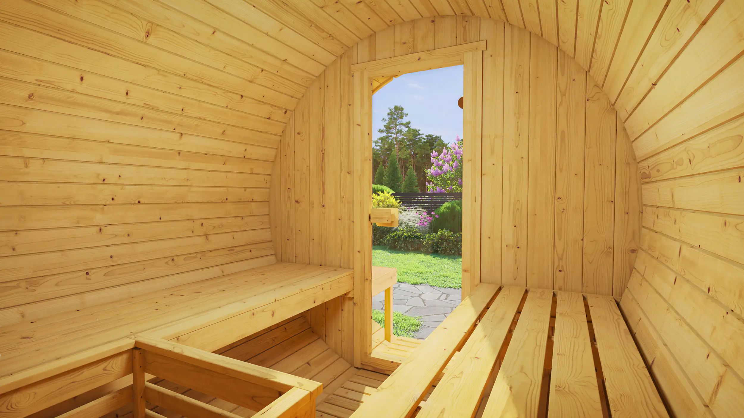 Weka Fasssauna FS 198 ohne Ofen Weka Fasssauna FS 198 ohne Ofen