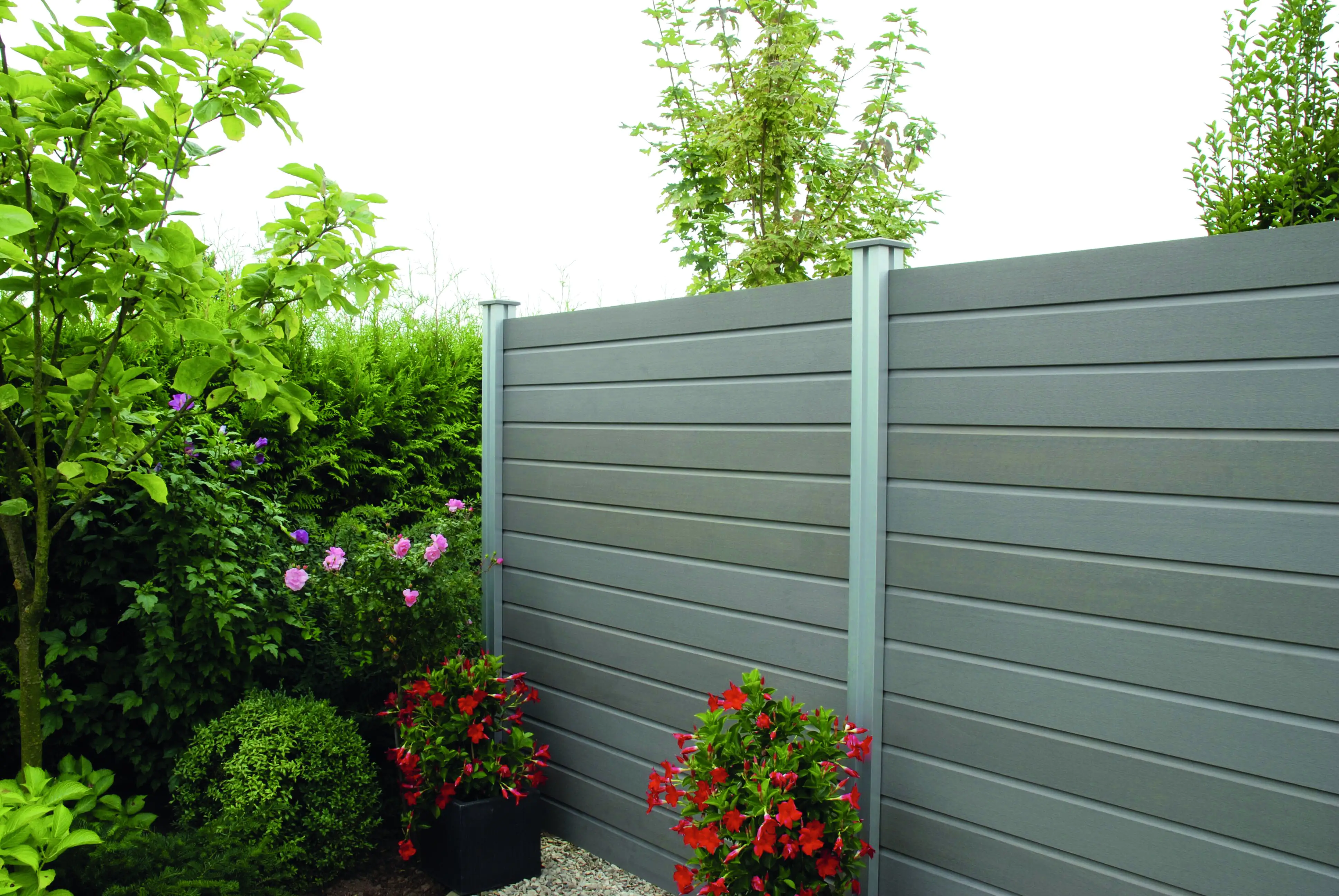 Osmo Sichtschutzelement Multi-Fence Grundelement, hellgrau