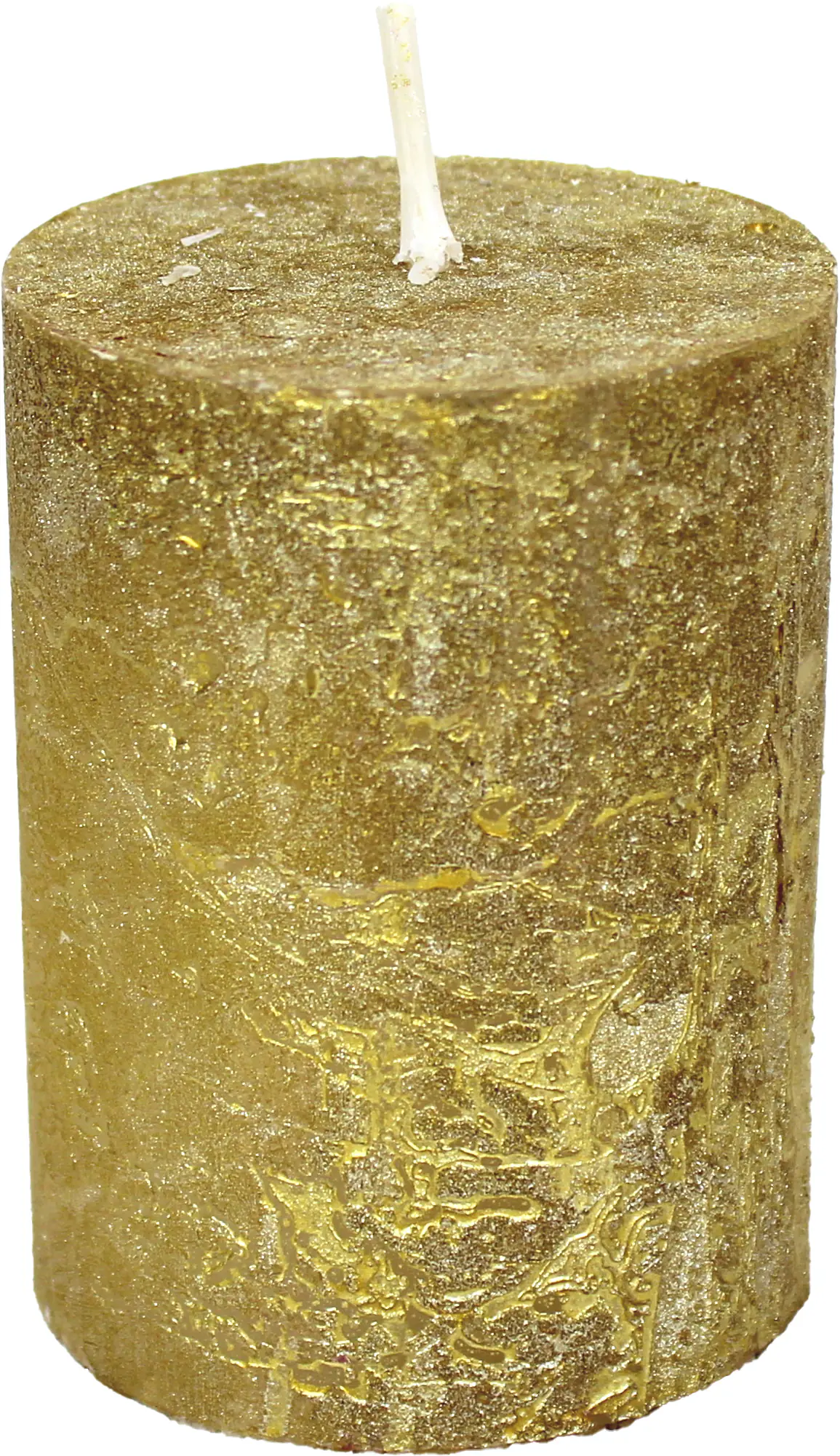 House of Rustic Kerze gold Ø 6,8 x 9 cm