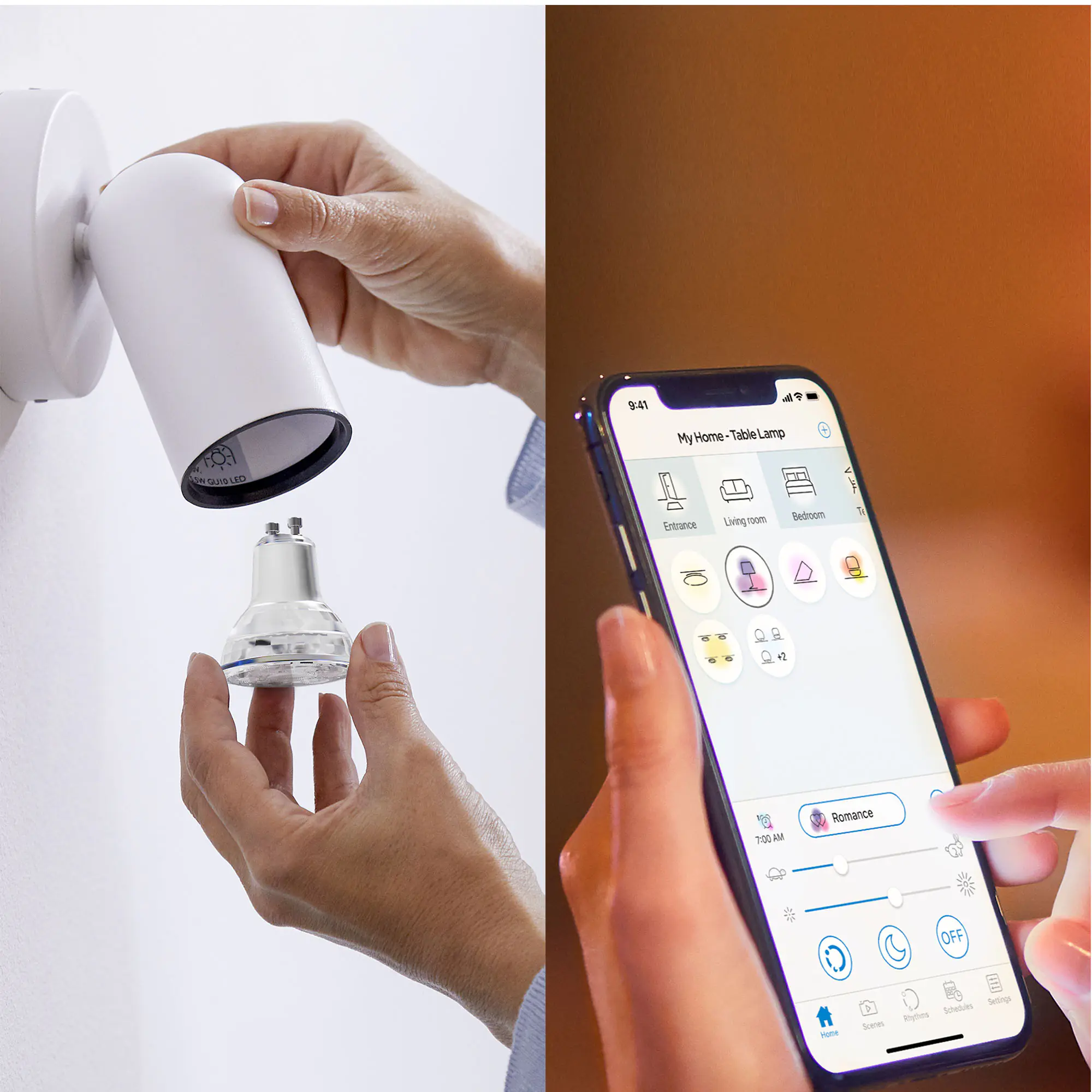 Philips LED Leuchtmittel GU10 4,7W 345lm 2700-6500K 