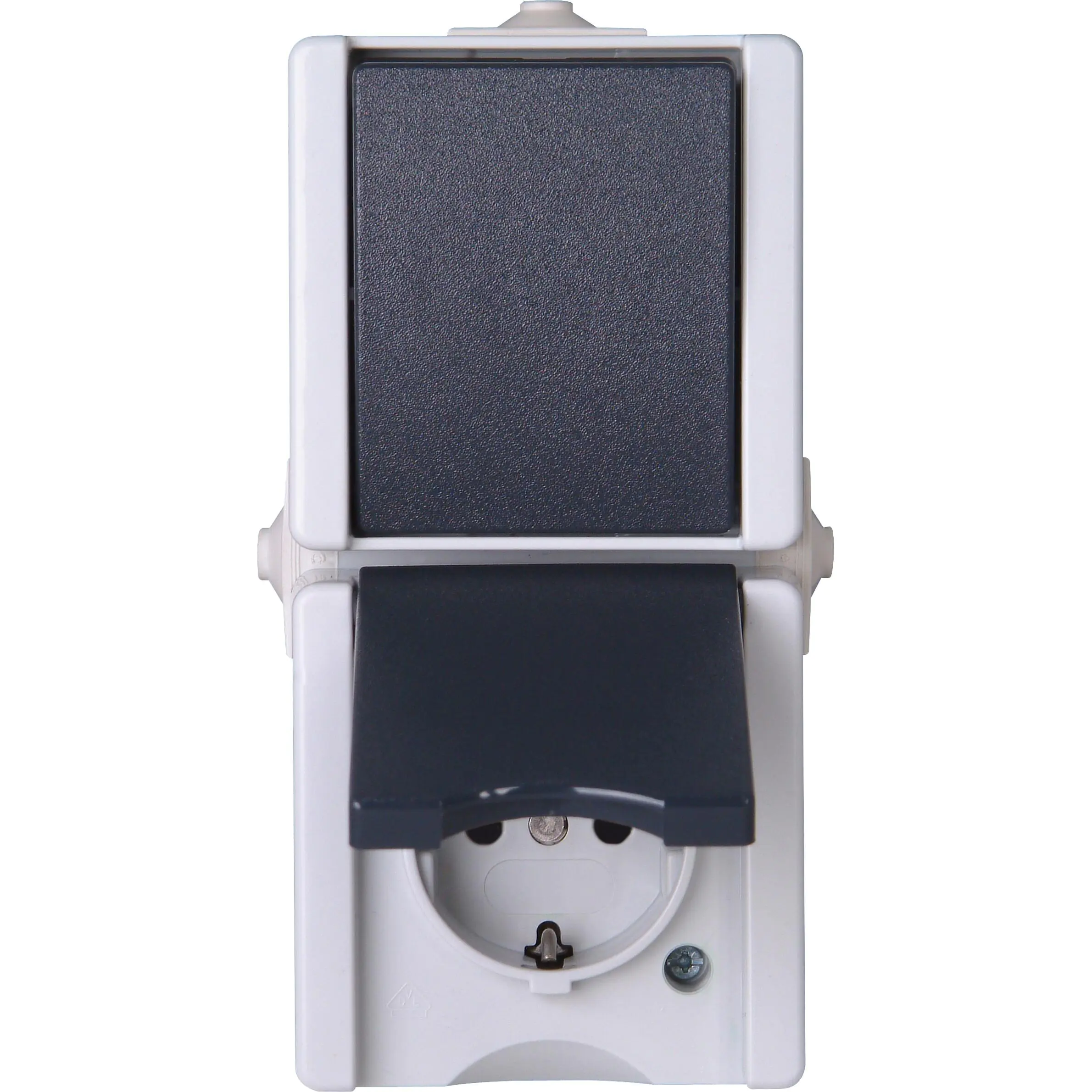 Kopp Steckdose-Wechselschalter proAQA Aufputz 139356003