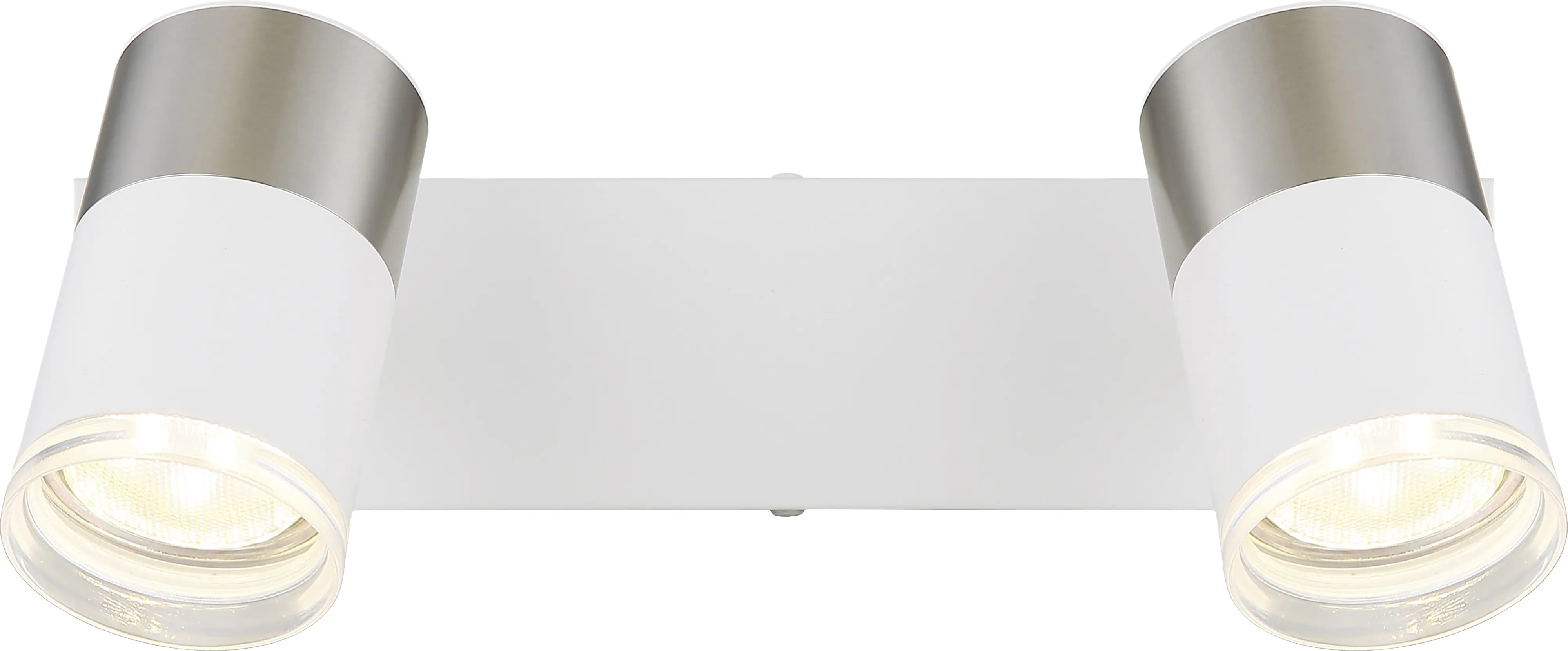 Globo 2er Spot Brisbon weiß matt 26 x 26 x 12 cm GU10