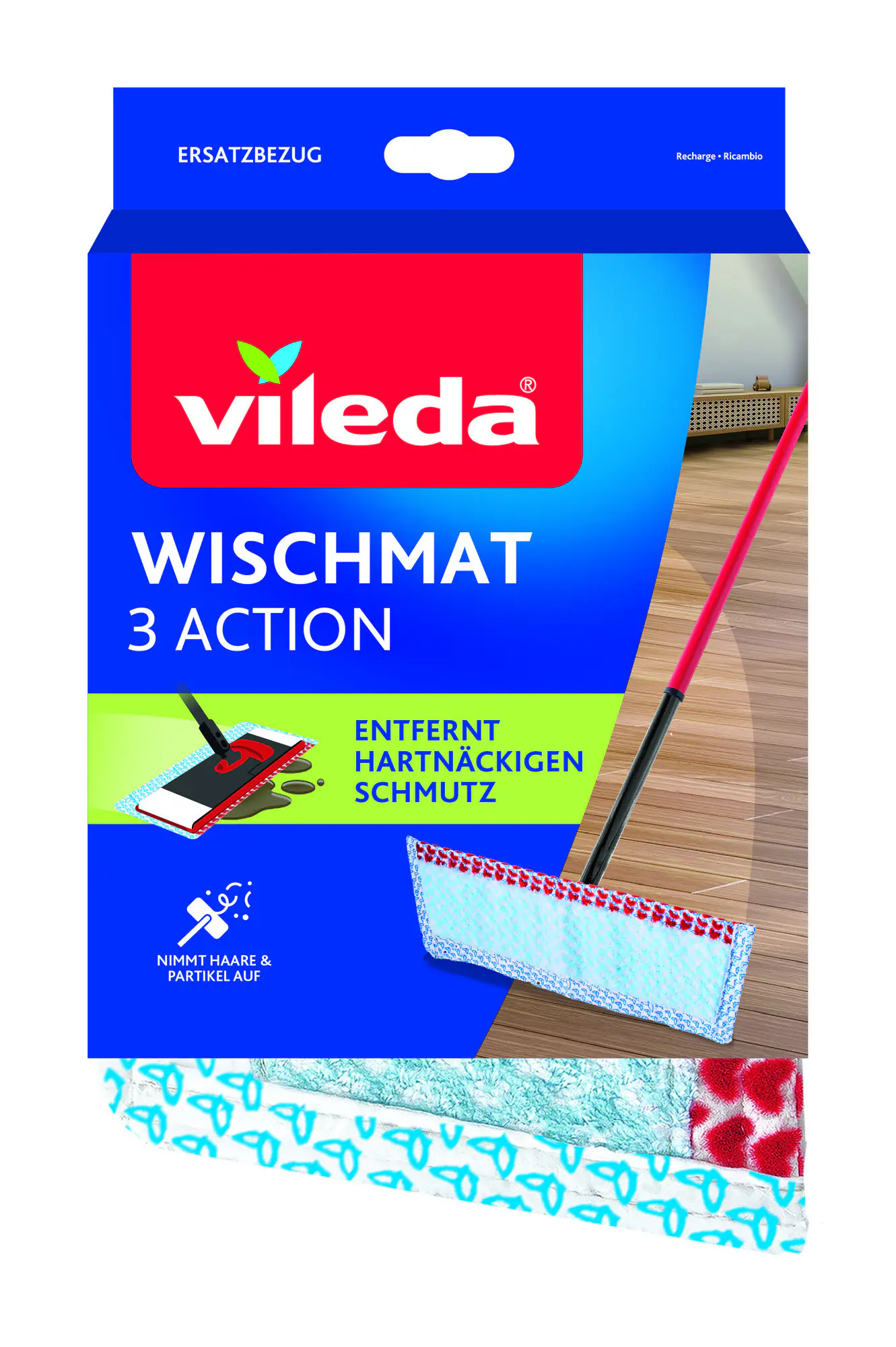 Vileda Ersatzbezug für Bodenwischer WischMat Extra
