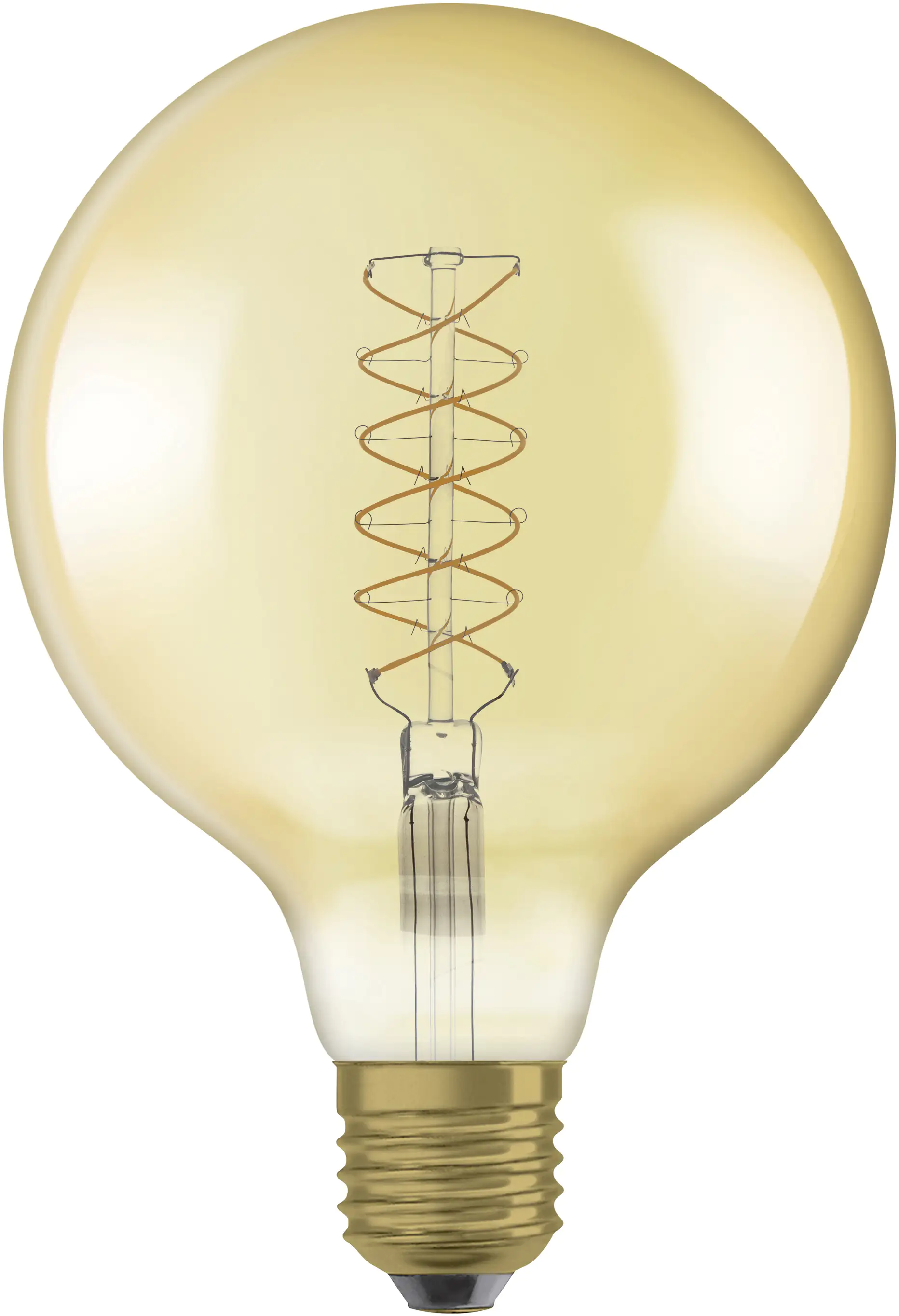 Ledvance LED Leuchtmittel Vintage 1906 Globe G125 E27 4,8 W dimmbar amber
