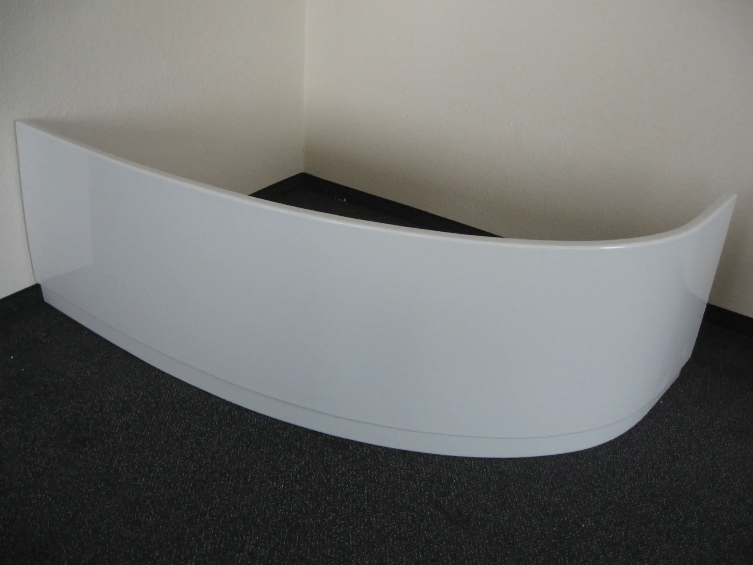 Ottofond Acrylschürze Marina 218 x 56 cm, weiß, Modell B