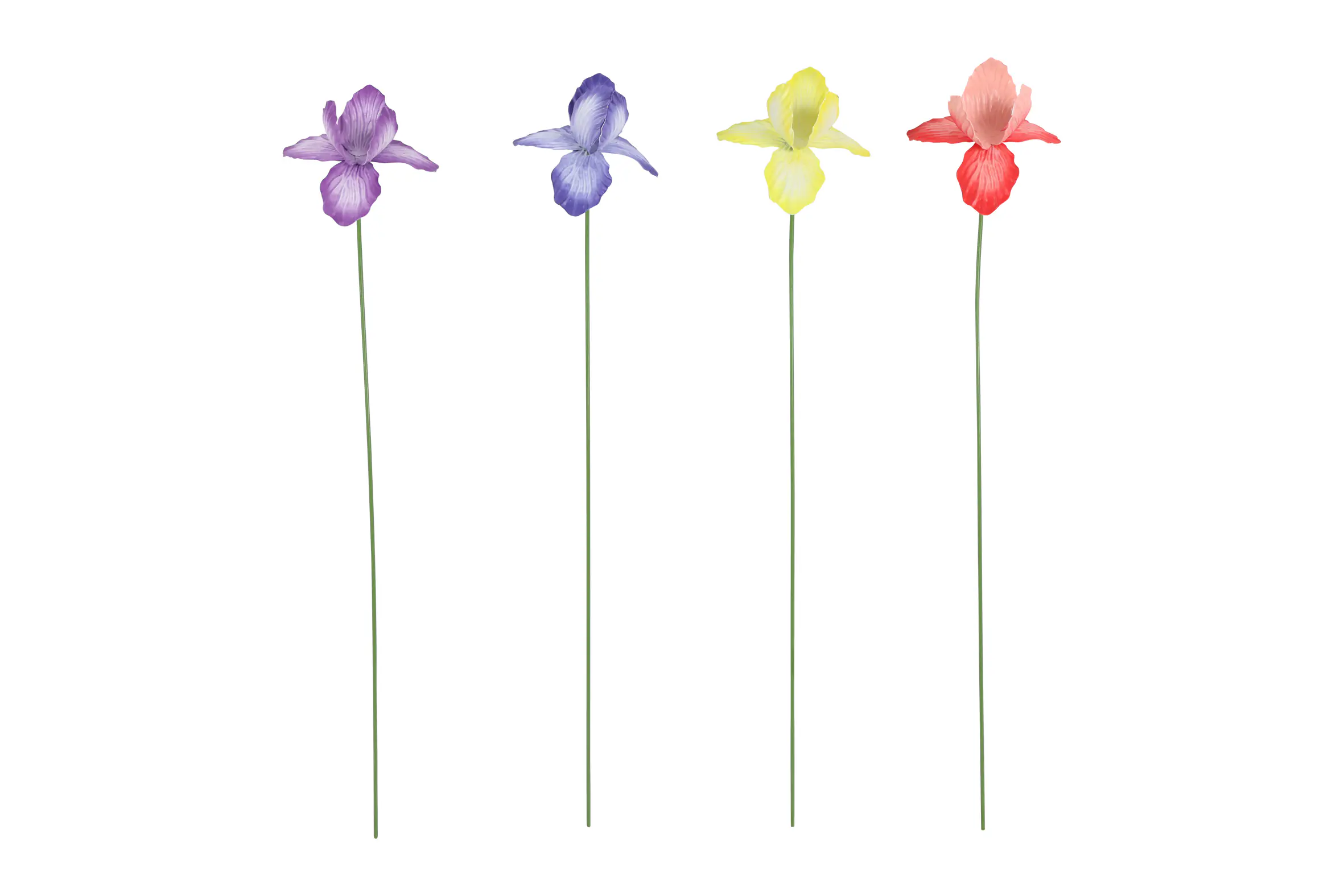 Flamingo Gartenstecker Iris Metall 11,5 x 59 cm mehrfarbig