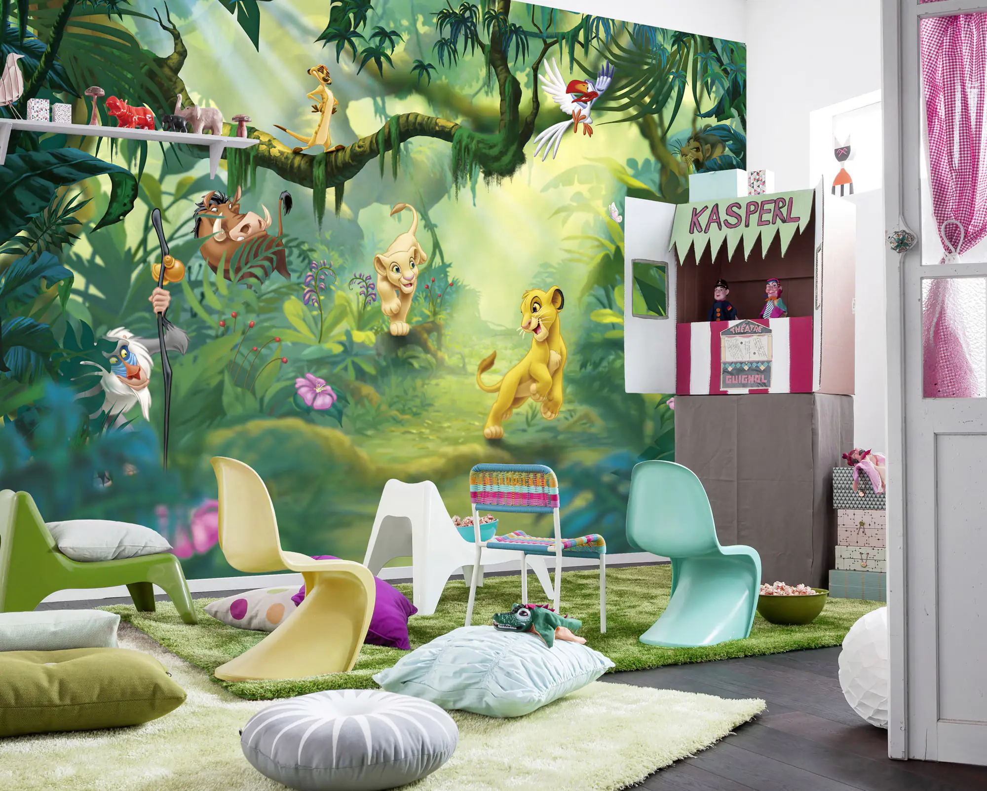 Komar Fototapete Lion King Jungle 368 x 254 cm Komar Fototapete Lion King Jungle 368 x 254 cm