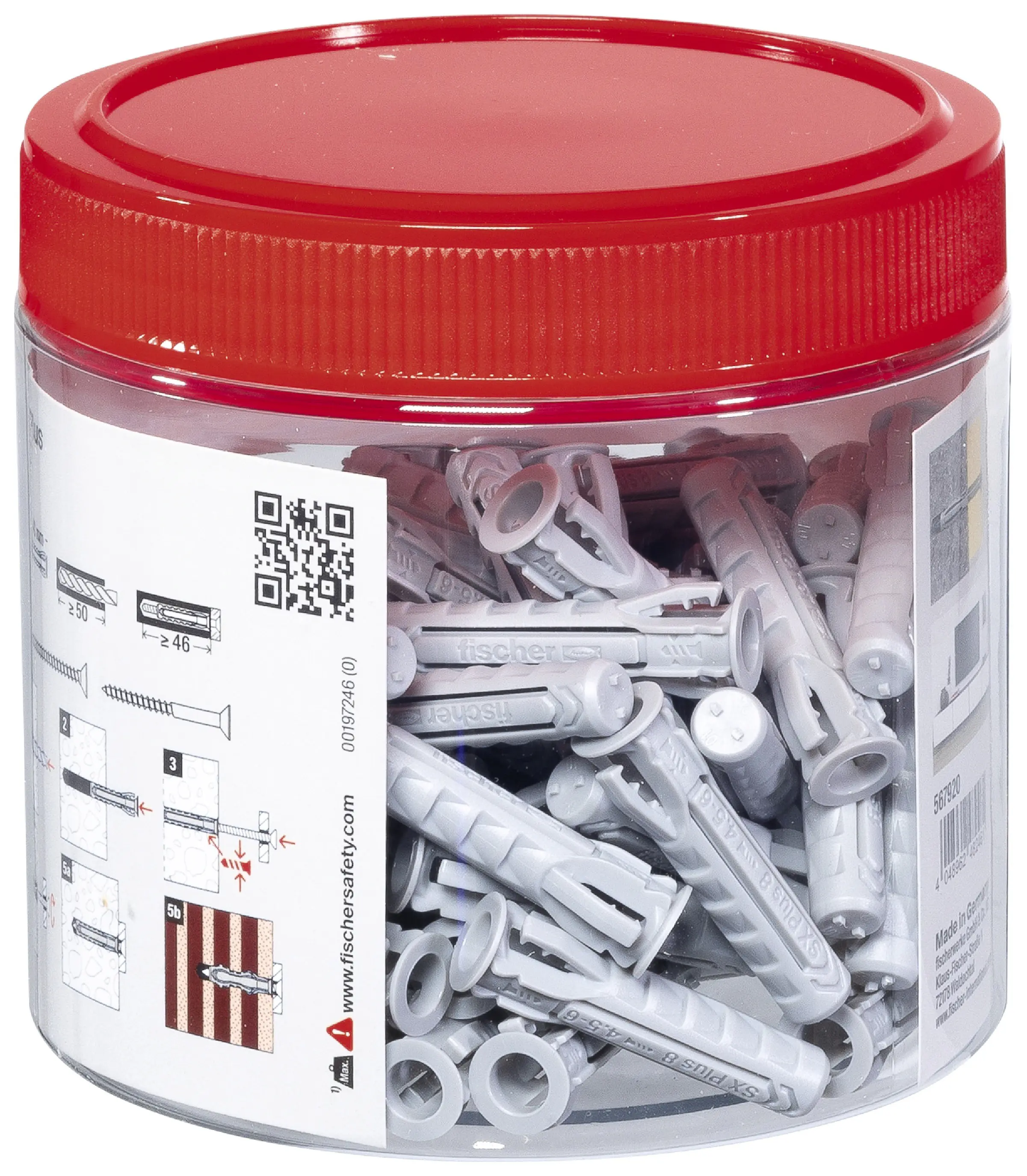 Fischer Spreizdübel SX Plus Green 8.0 x 40 mm - 80 Stück