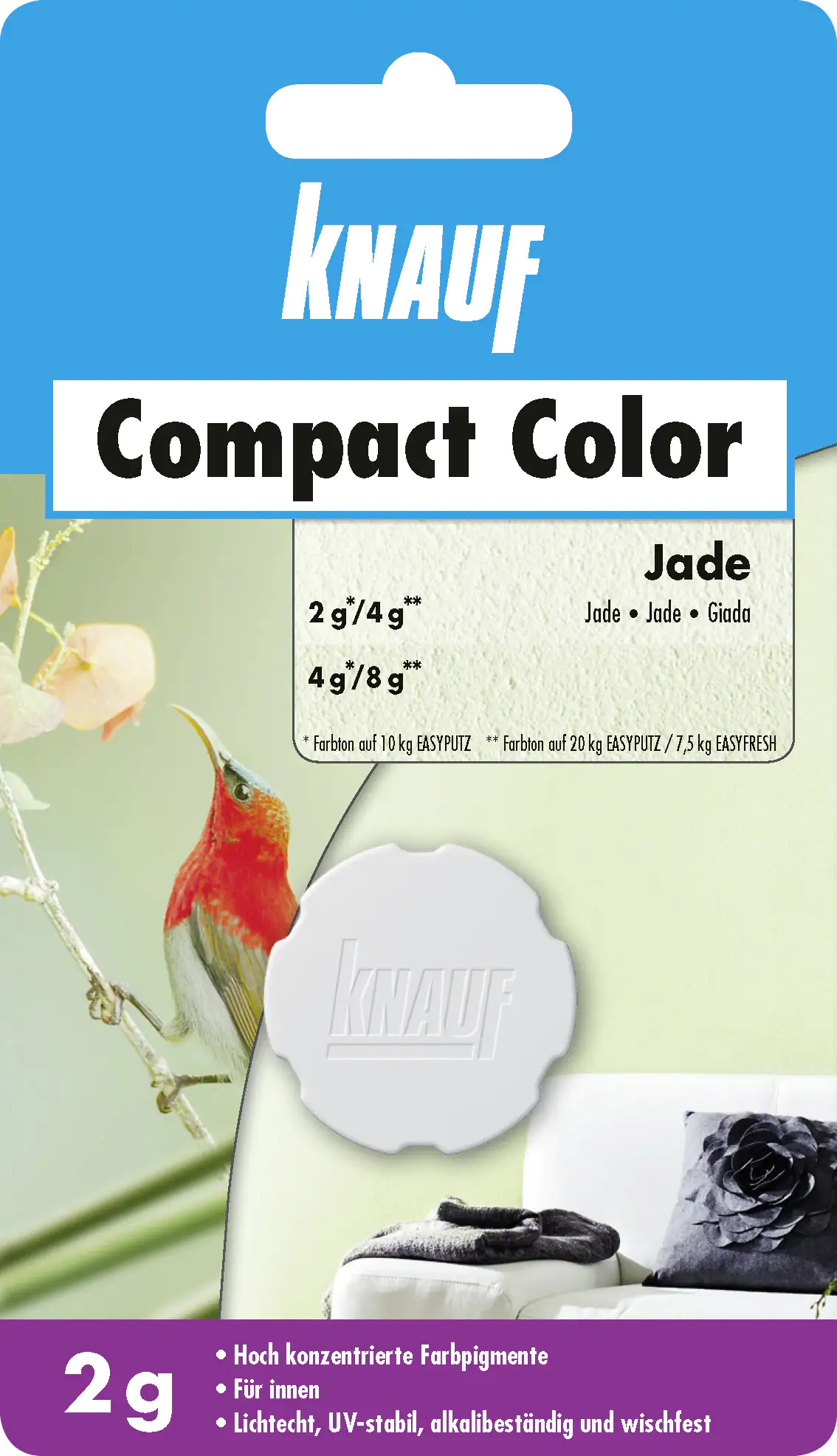 Knauf Farbpigment Compact Color 2 g jade Knauf Farbpigment Compact Color 2 g jade