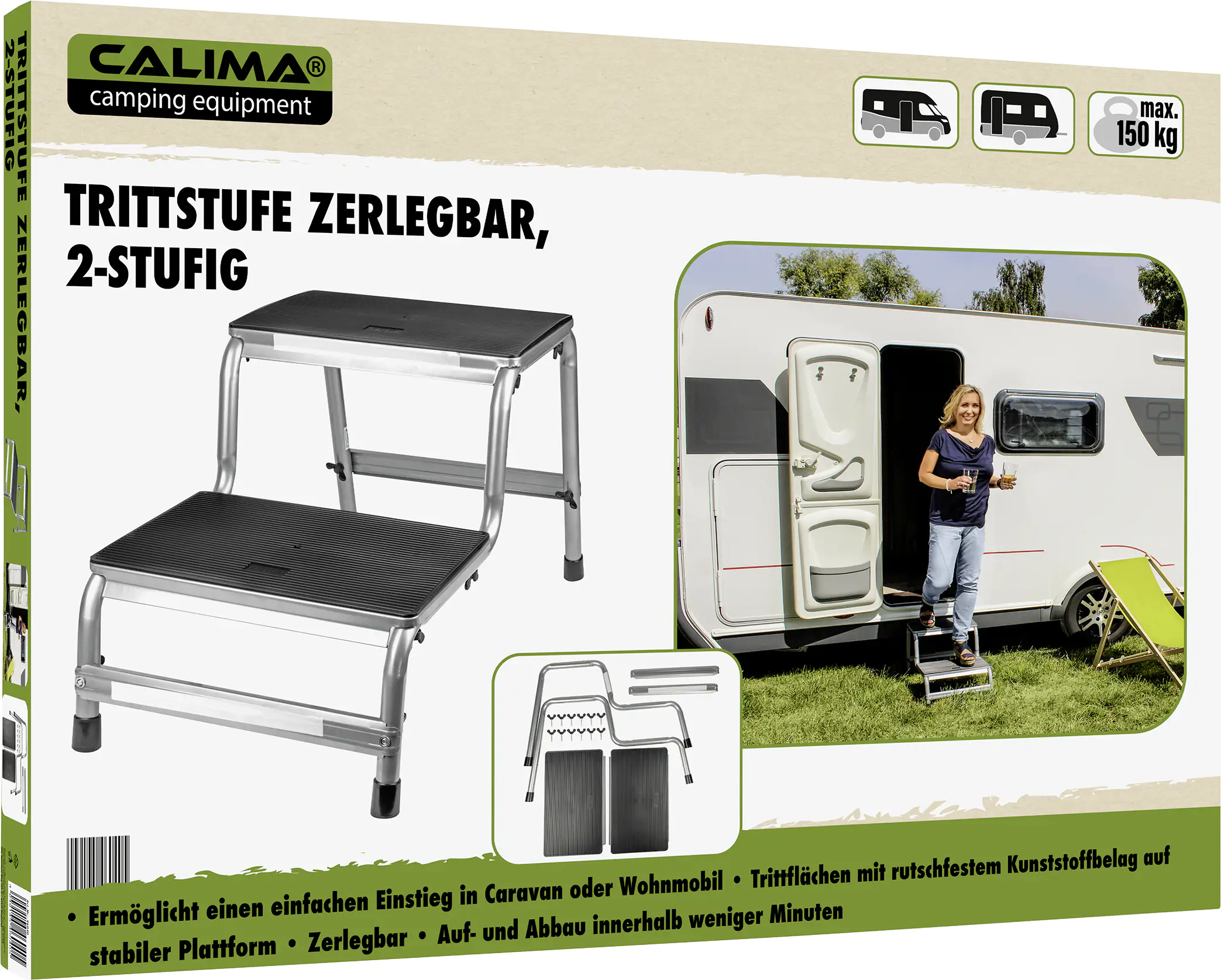 Calima Trittstufe zerlegbar 2-stufig