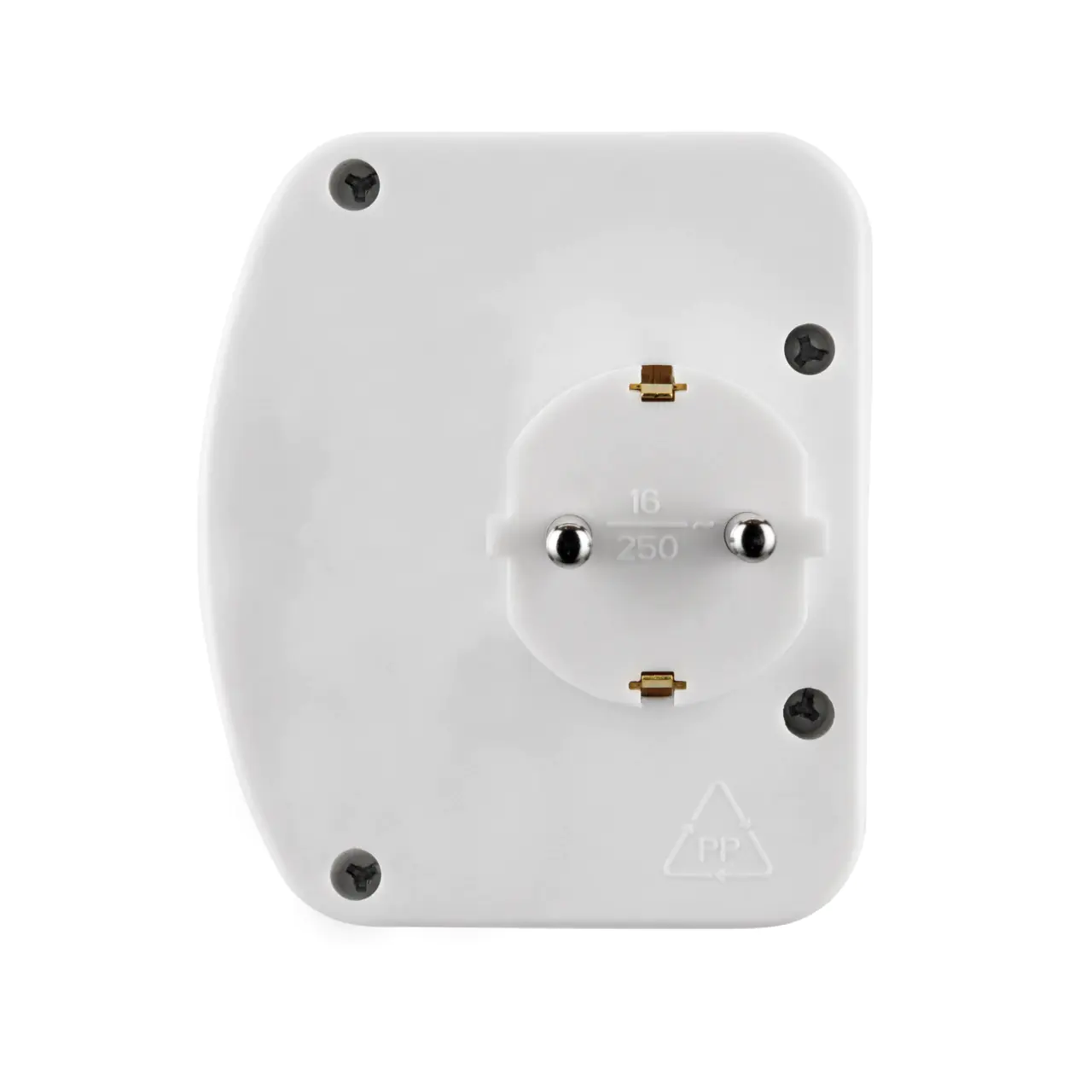 REV Mehrfachstecker 2+1-fach mit Schalter weiß