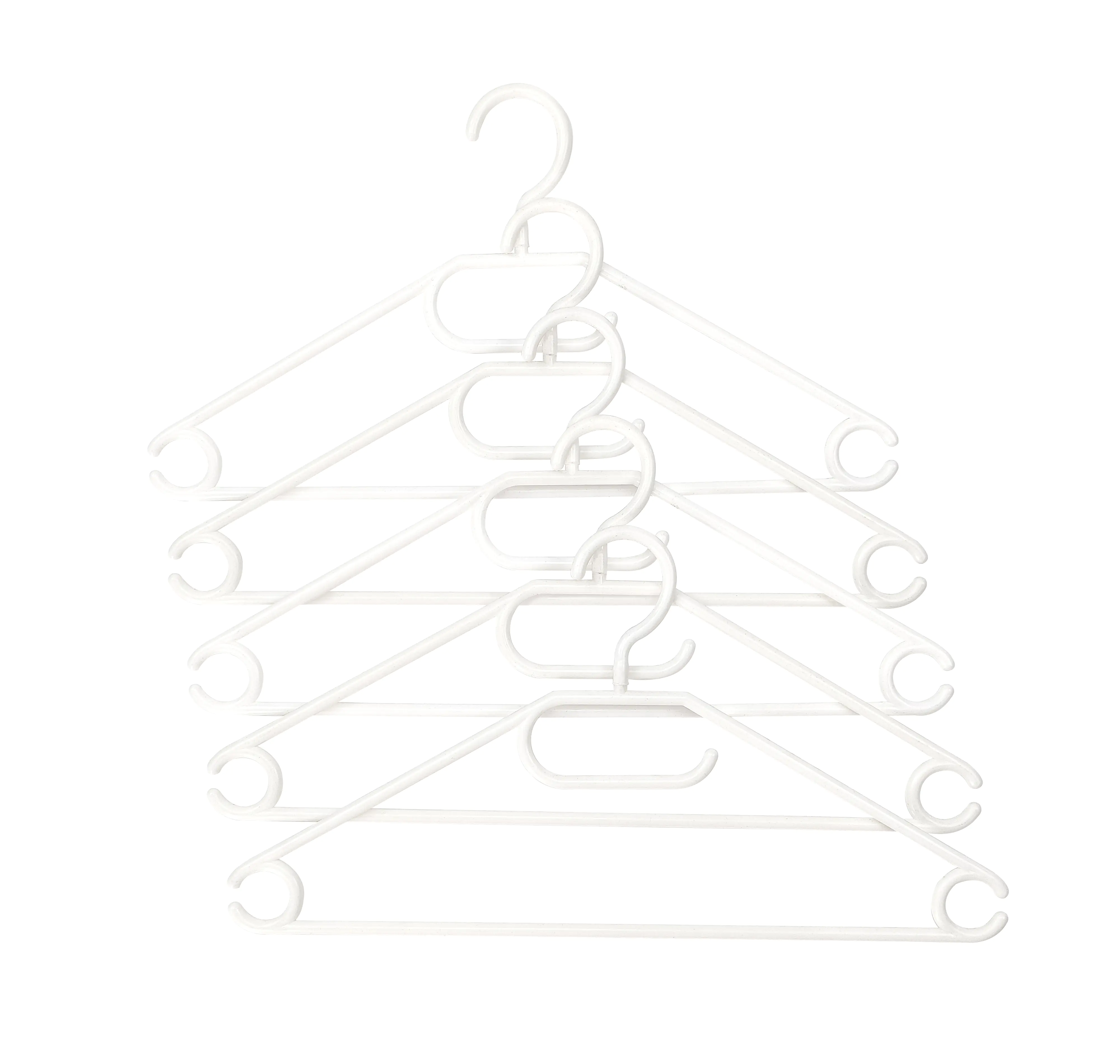 TrendLine Kleiderbügel mit Steg 5 Stück weiß TrendLine Kleiderbügel mit Steg 5 Stück weiß