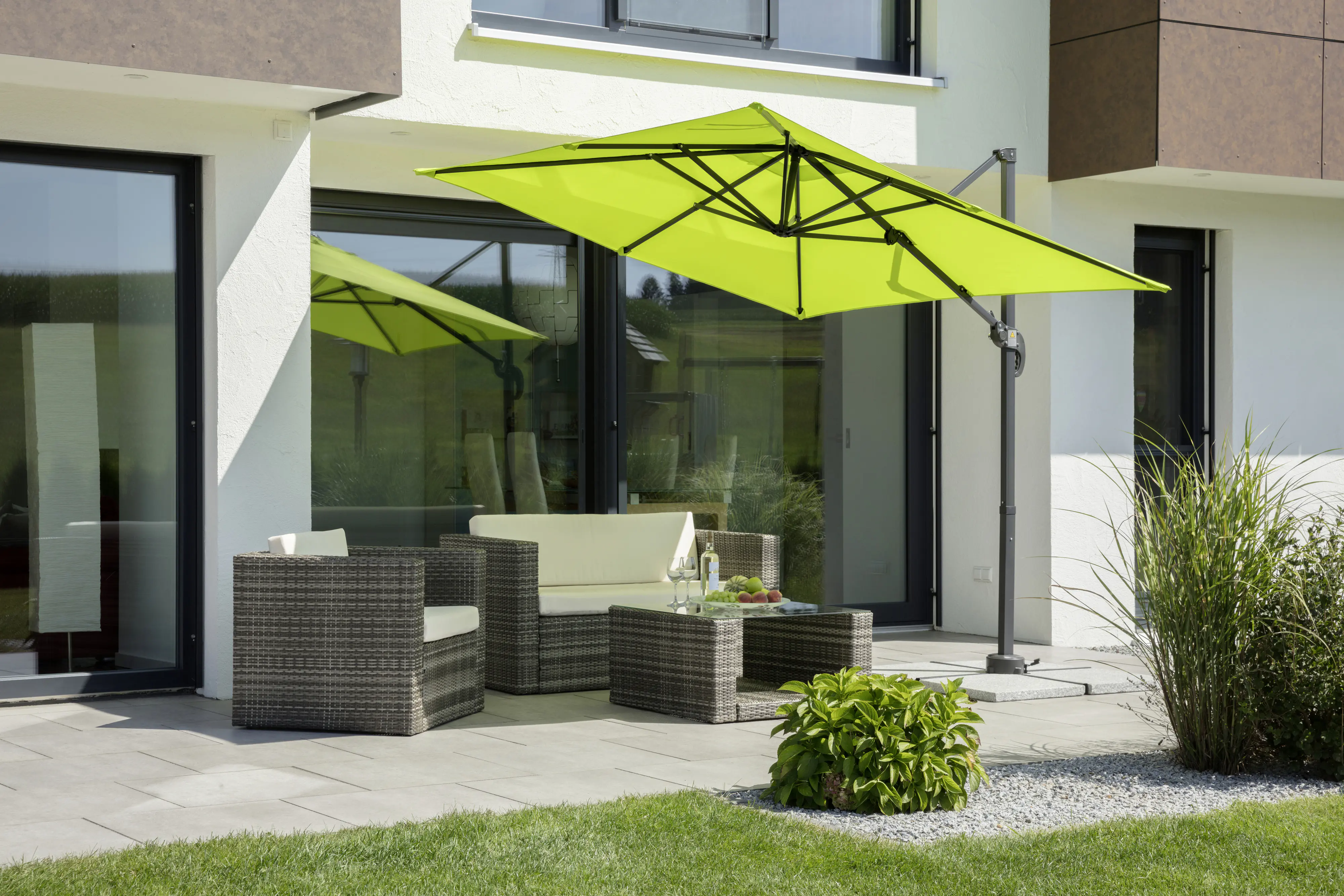 Schneider Sonnenschirm Rhodos Junior apfelgrün 230 x 230 cm Schneider Sonnenschirm Rhodos Junior apfelgrün 230 x 230 cm