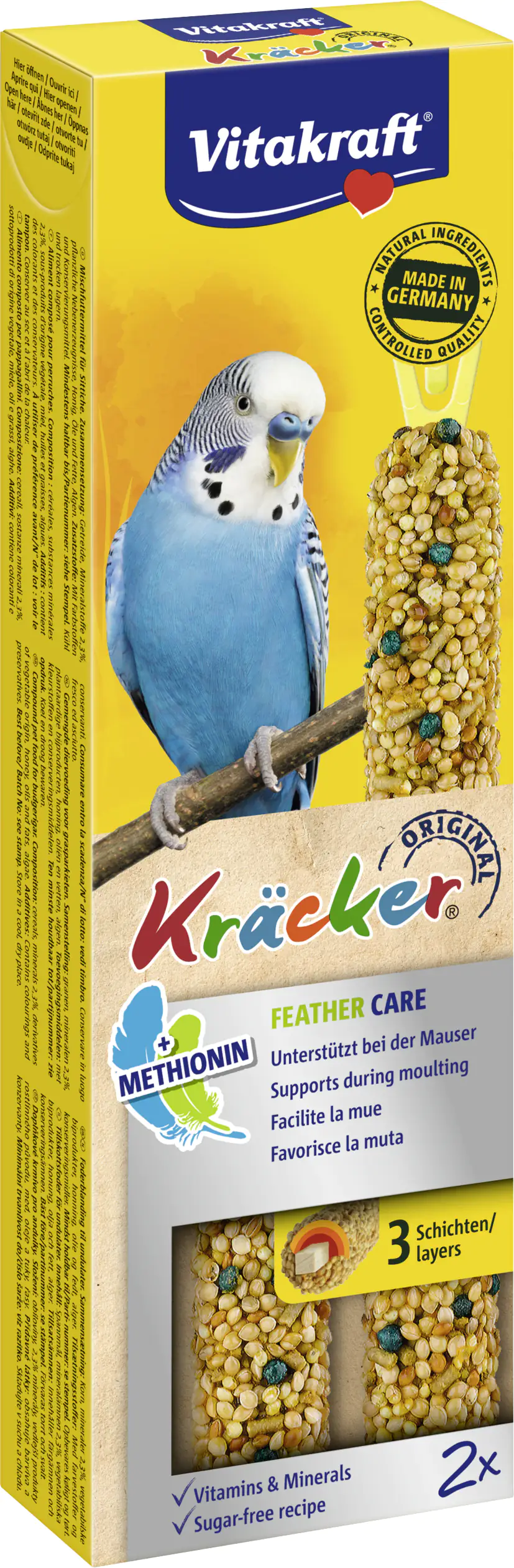 Vitakraft Kräcker® Feather Care 2 Stück / 60 g Vitakraft Kräcker® Feather Care 2 Stück / 60 g
