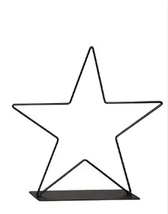 TrendLine Dekofigur Metallstern 40 x 5 cm schwarz TrendLine Dekofigur Metallstern 40 x 5 cm schwarz