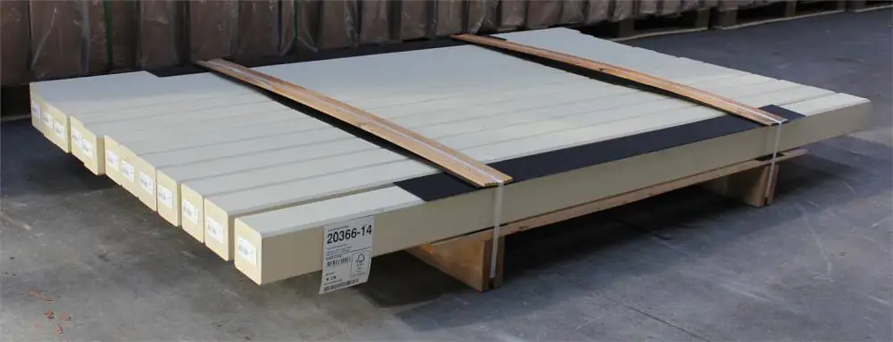 Plus Leimholzpfosten 188 cm 90 x 90 mm schwarz Kopf gerundet